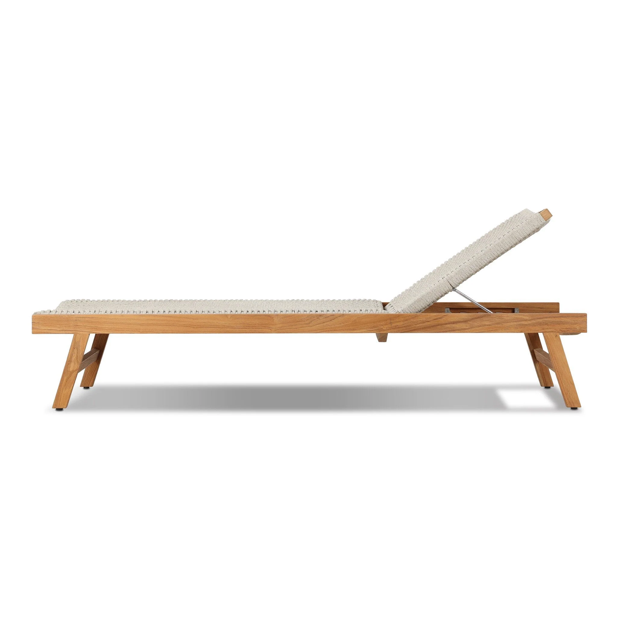 Delano Outdoor Chaise - Ivory Rope - Image 3