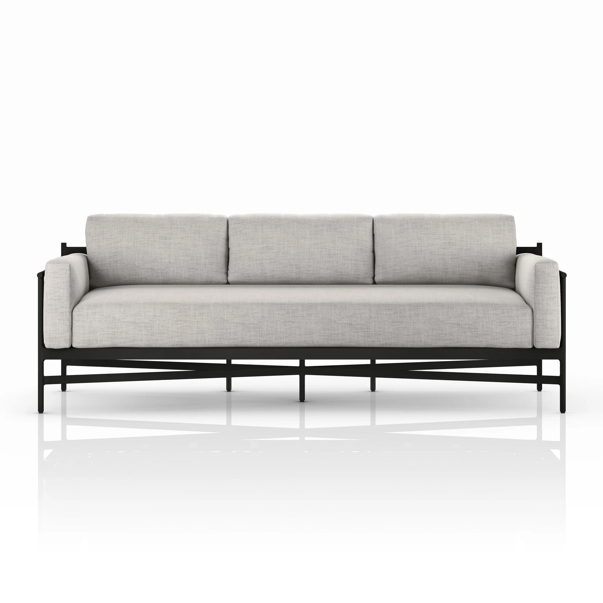 Hearst Outdoor Sofa – 99″ – Venao Grey