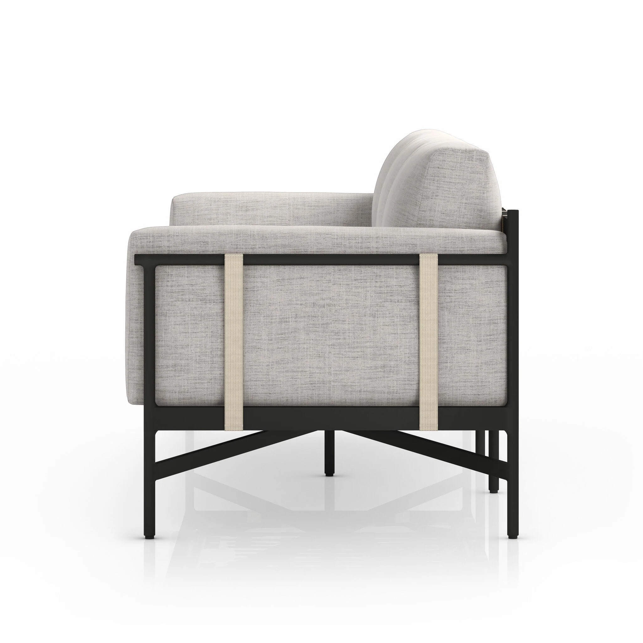 Hearst Outdoor Sofa - 99" - Venao Grey - Image 3