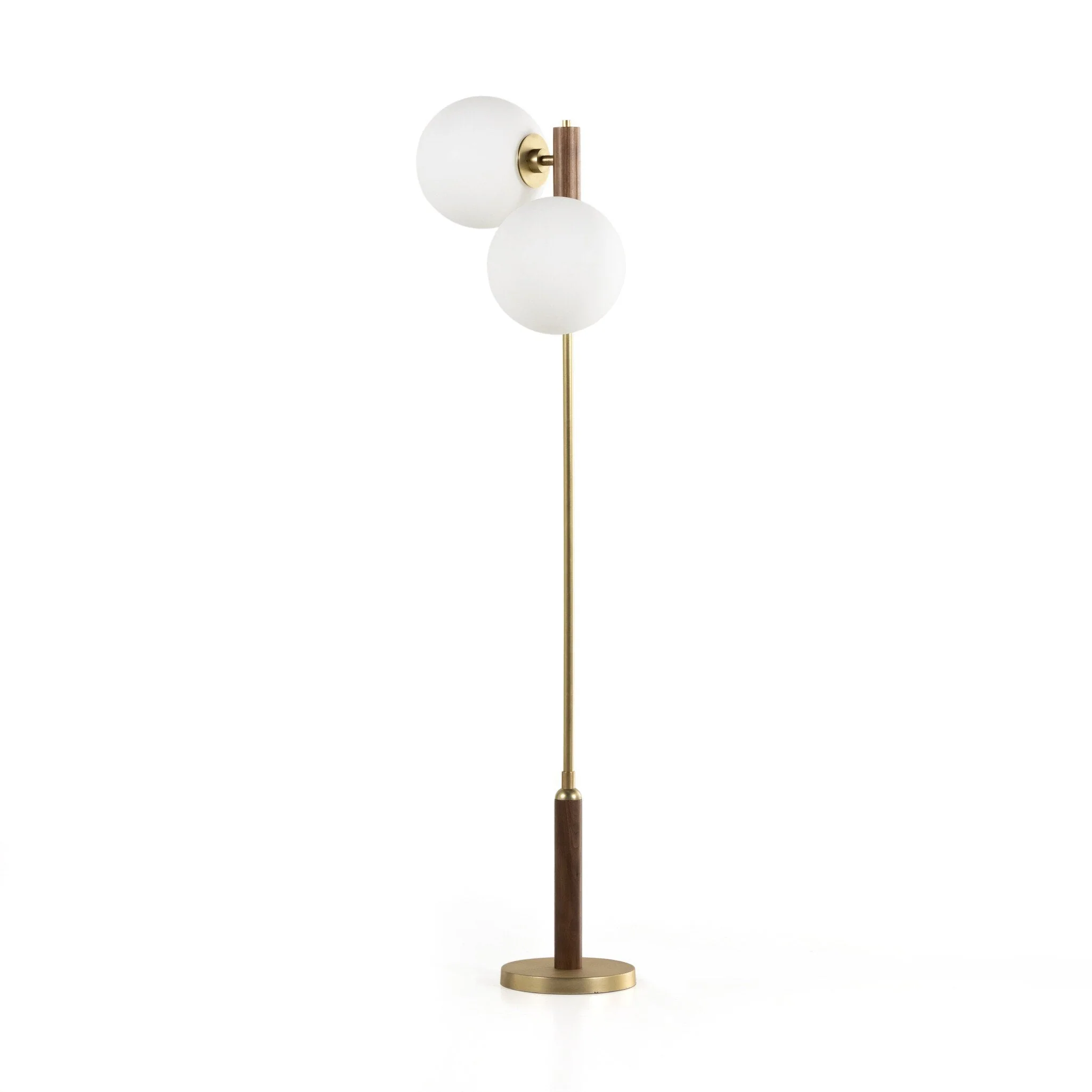 Colome Floor Lamp – Aged Brass