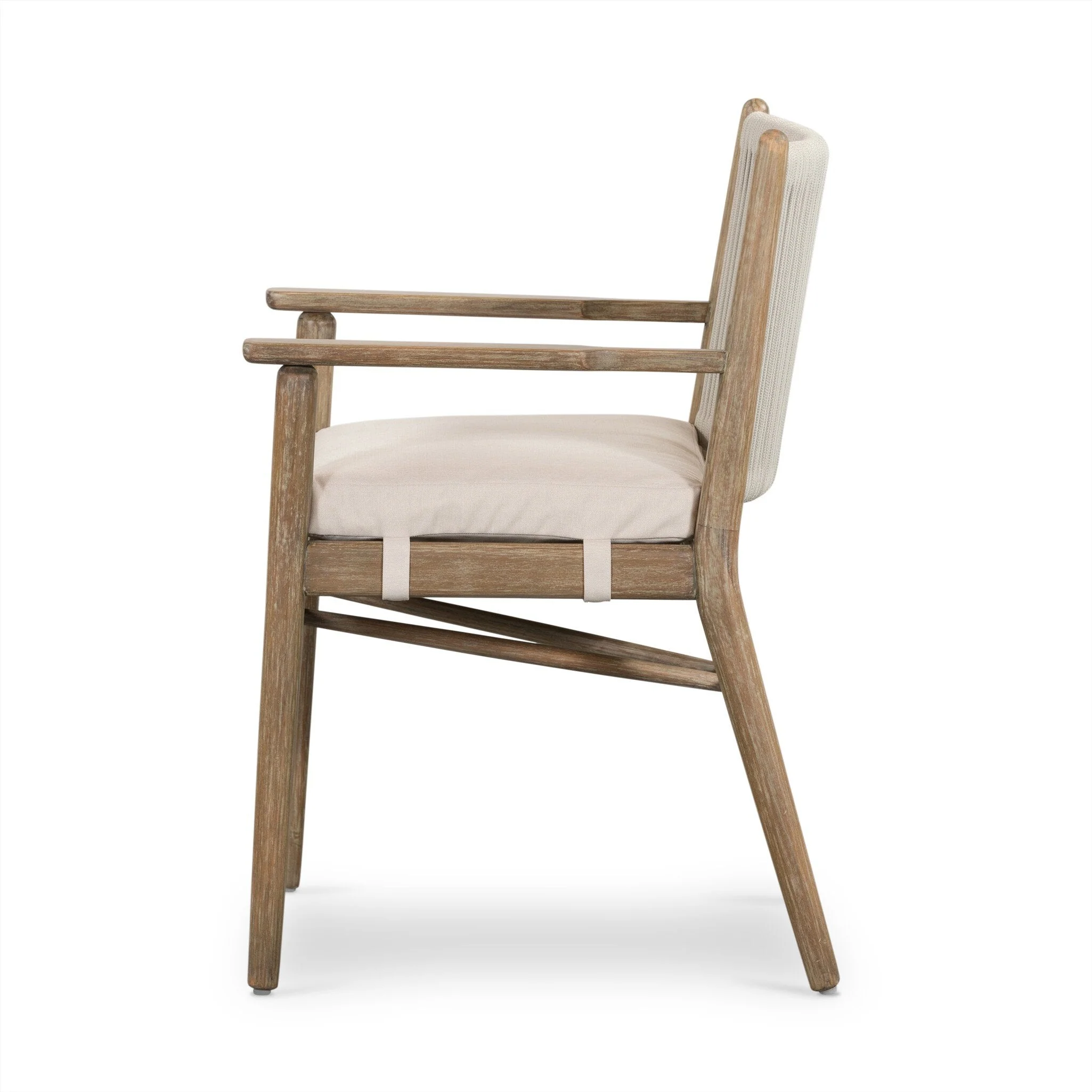 Rosen Outdoor Dining Armchair - Lakin Oat - Image 3