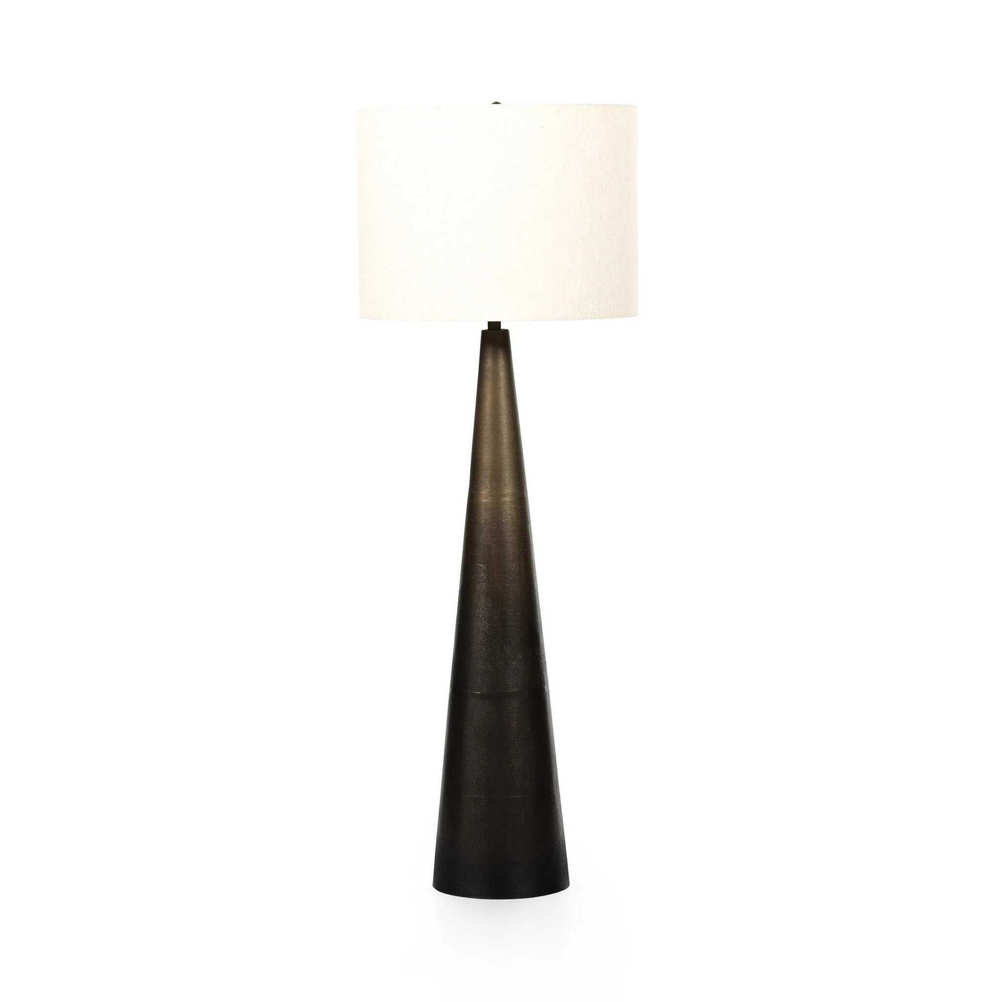 Nour Floor Lamp - Ombre Stainless Steel - Image 1