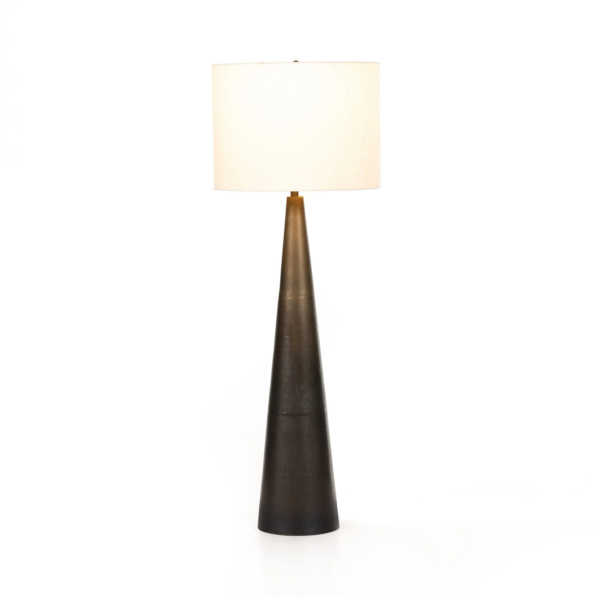 Nour Floor Lamp - Ombre Stainless Steel - Image 2