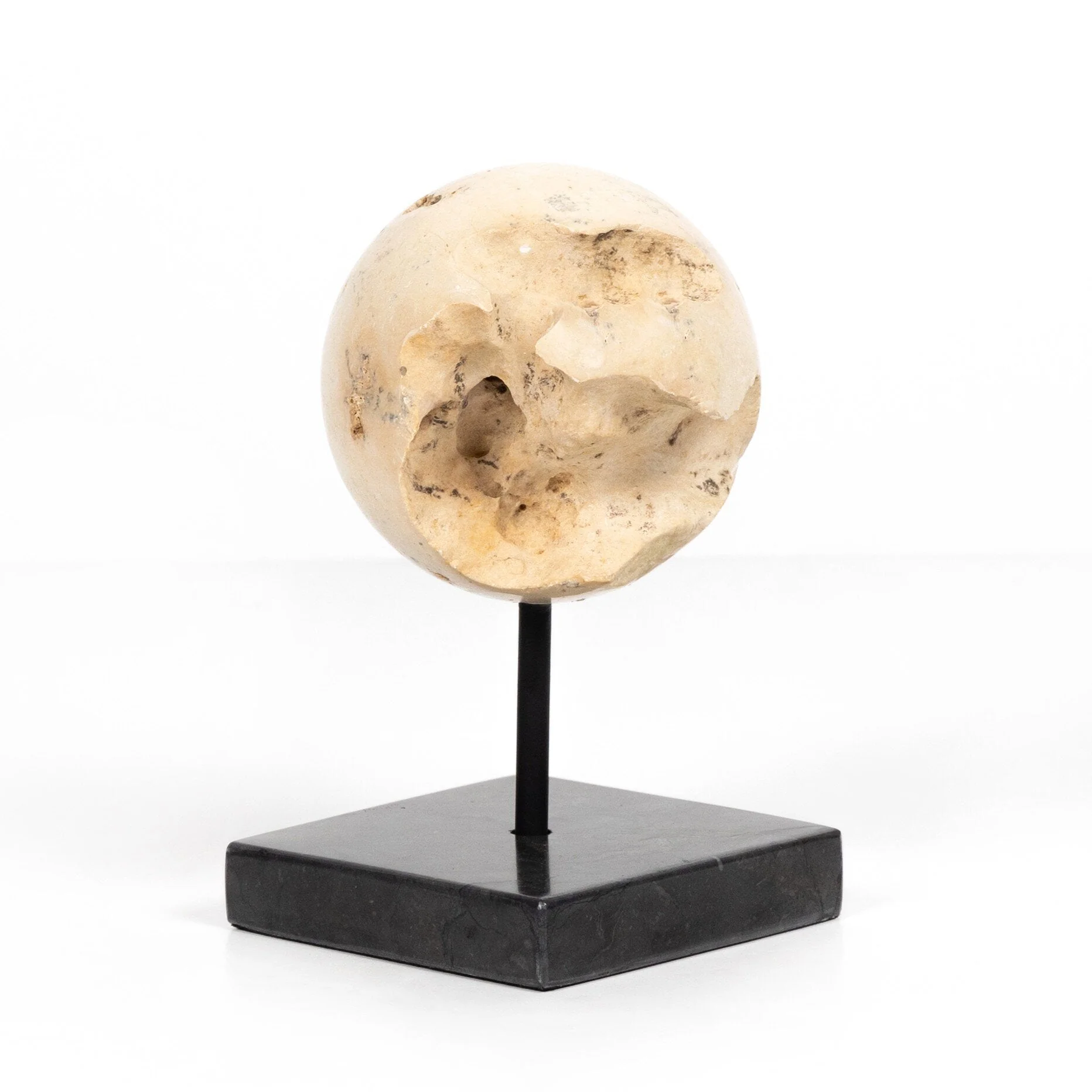 Organic Stone Sculptures, Set Of 3 - Black Marble - Image 2