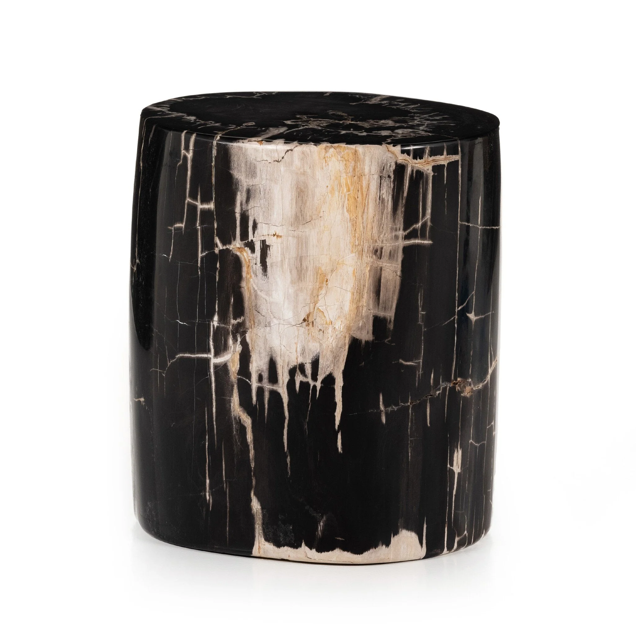 Kos End Table - Dark Petrified Wood - Image 1