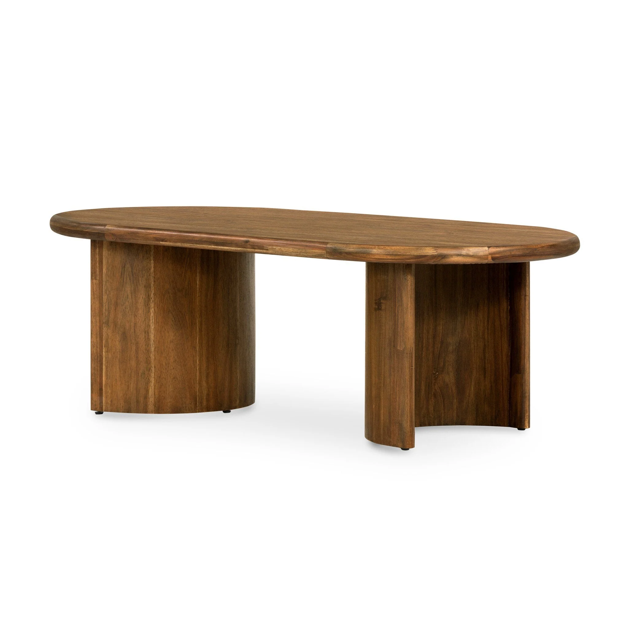 Paden Coffee Table - Seasoned Brown Acacia | 51" - Image 2