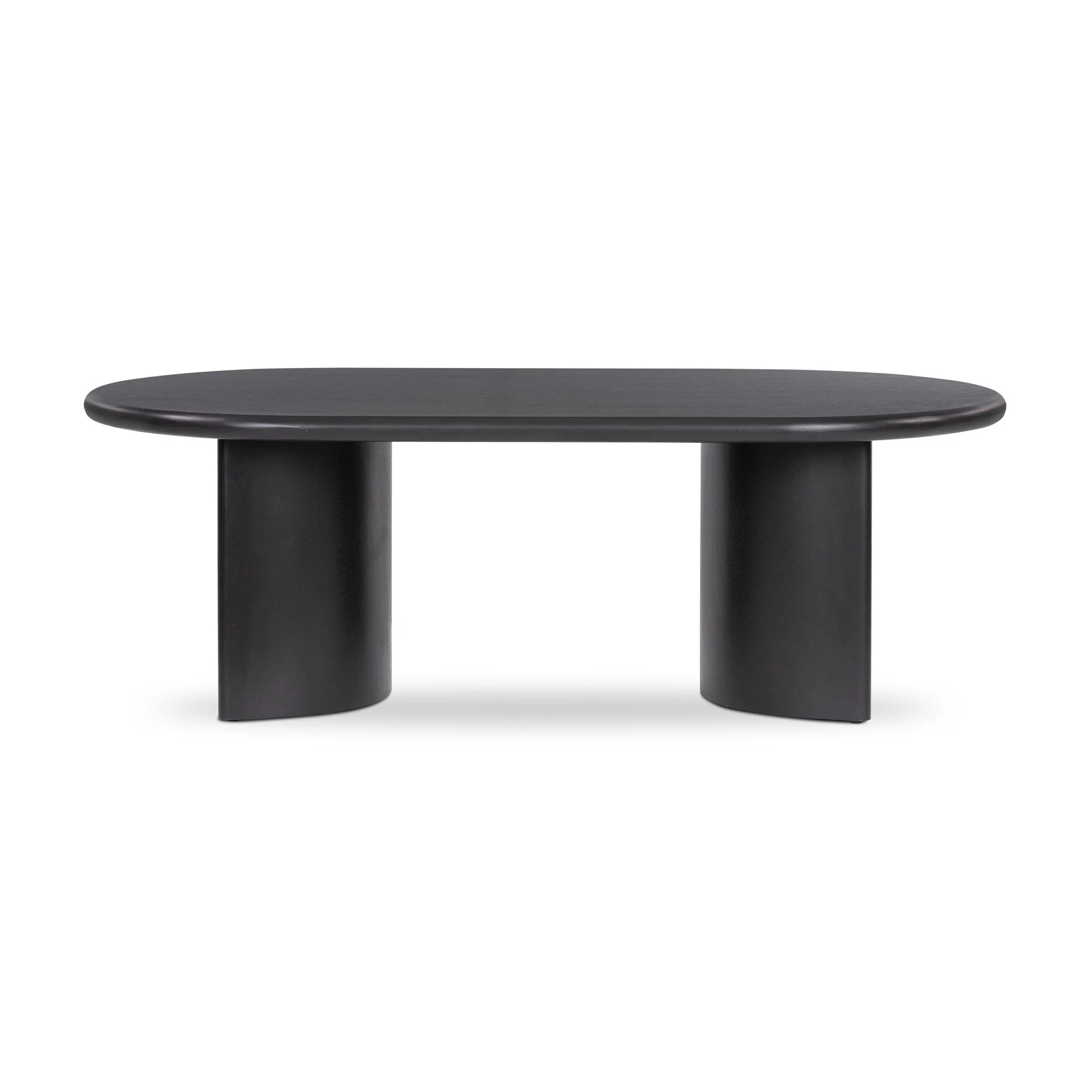 Paden Coffee Table - Aged Black Acacia | 51" - Image 1