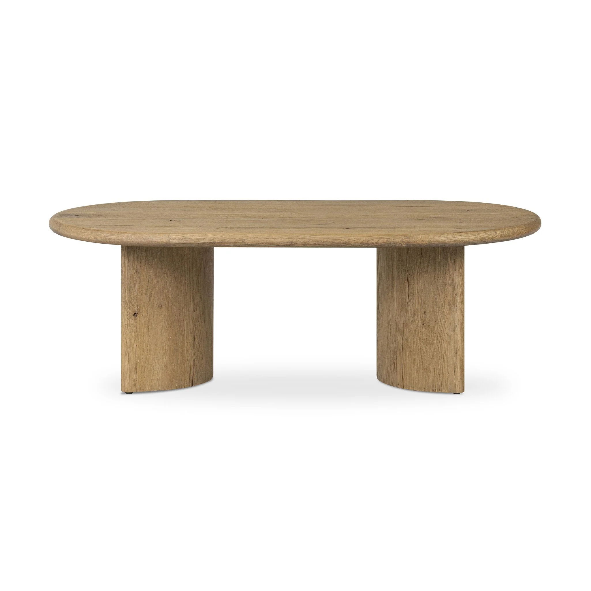 Paden Coffee Table - Worn Oak Veneer | 51" - Image 1