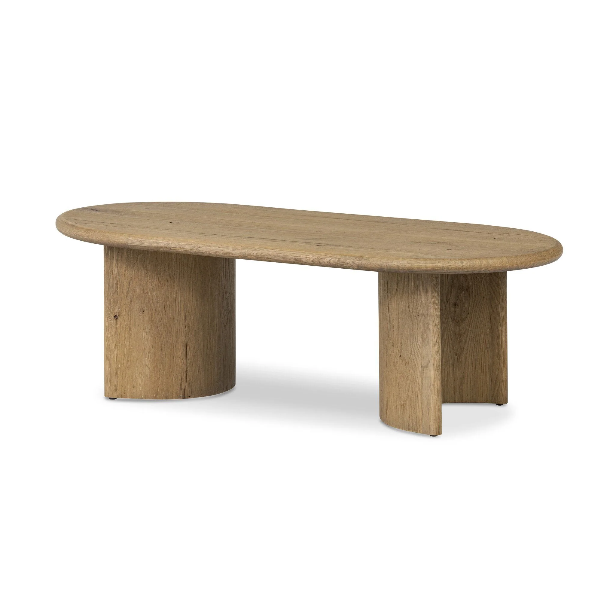 Paden Coffee Table - Worn Oak Veneer | 51" - Image 2