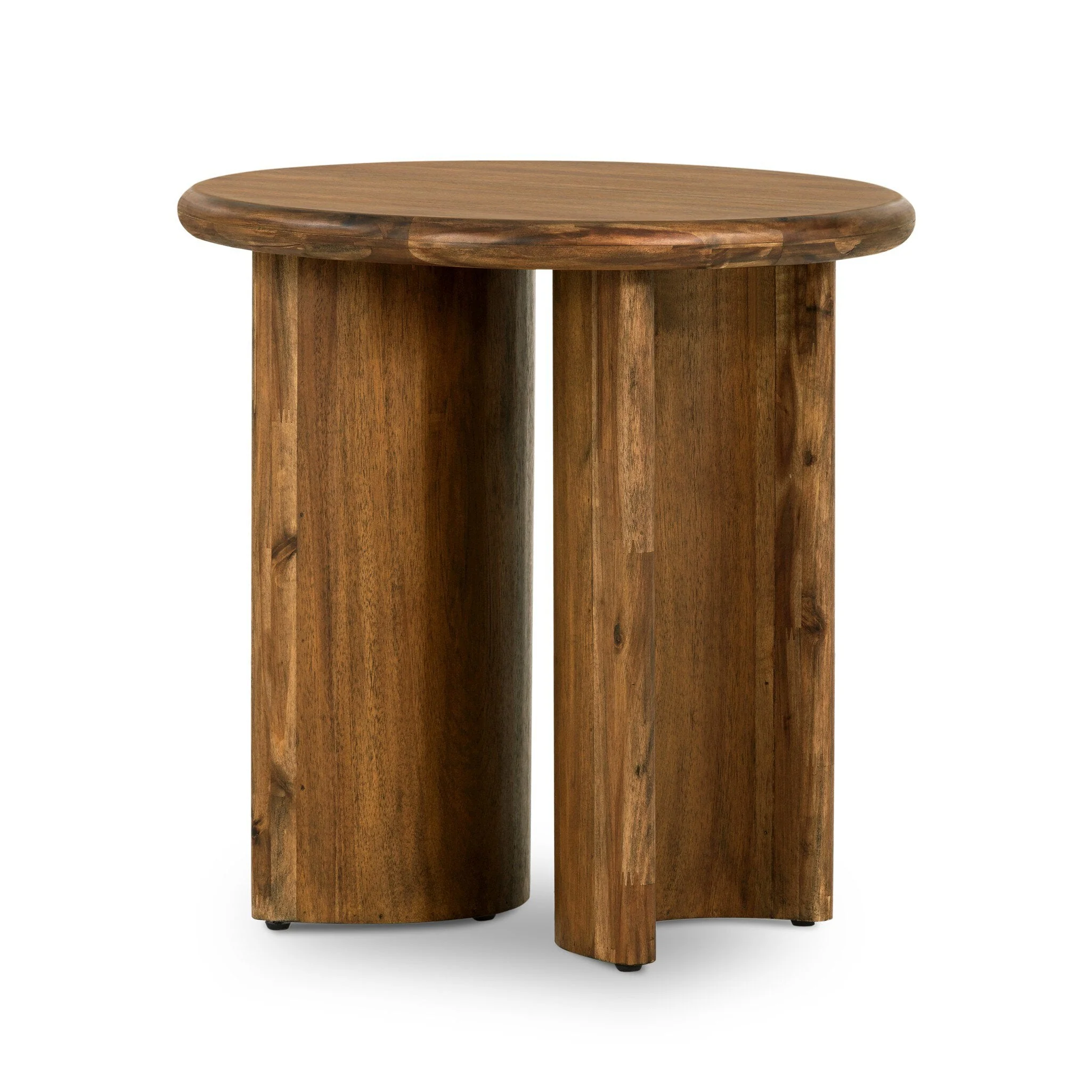 Paden End Table - Seasoned Brown Acacia - Image 2