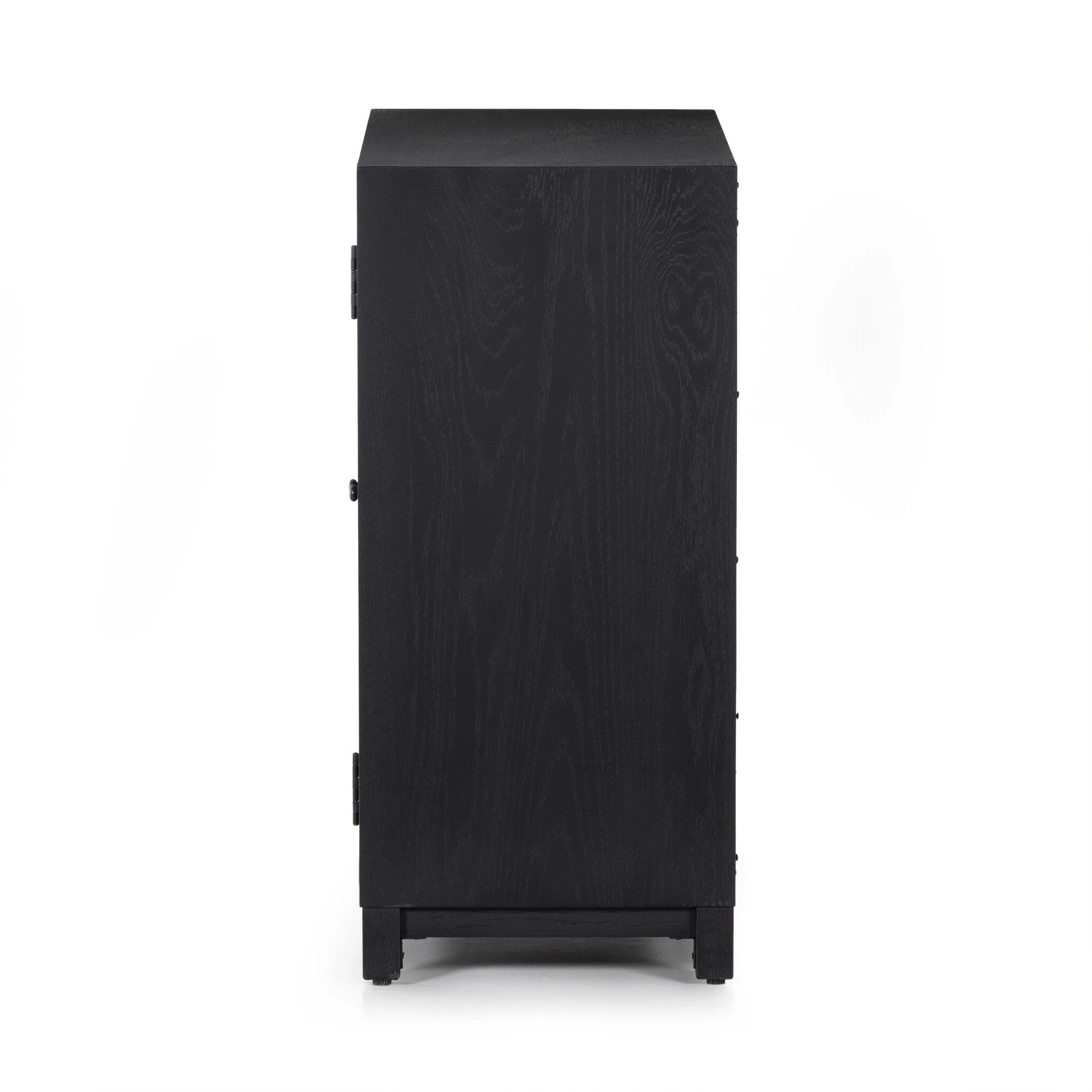 Millie Small Cabinet - Drifted Matte Black Veneer - Image 3