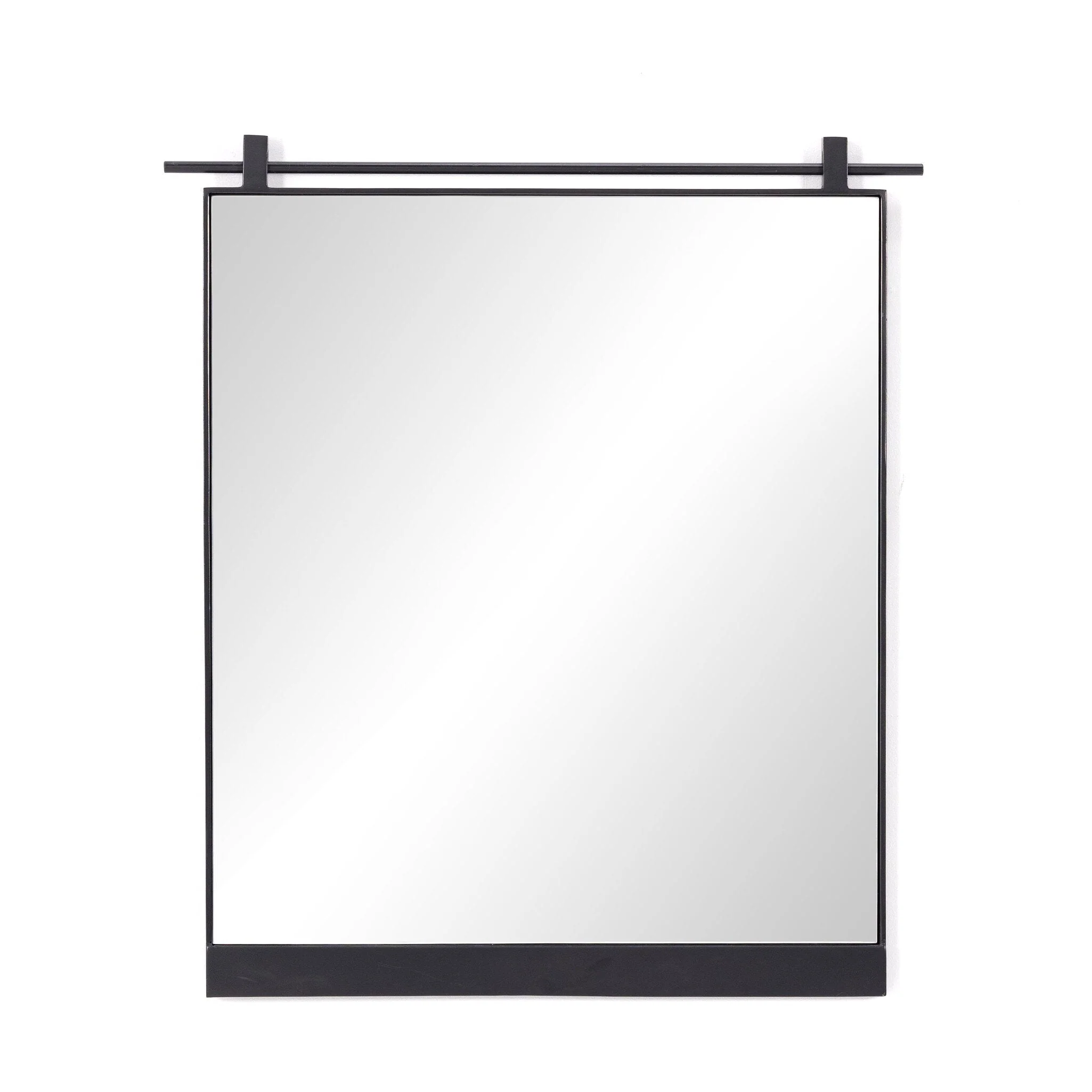 Chico Small Mirror - Antiqued Iron - Image 1
