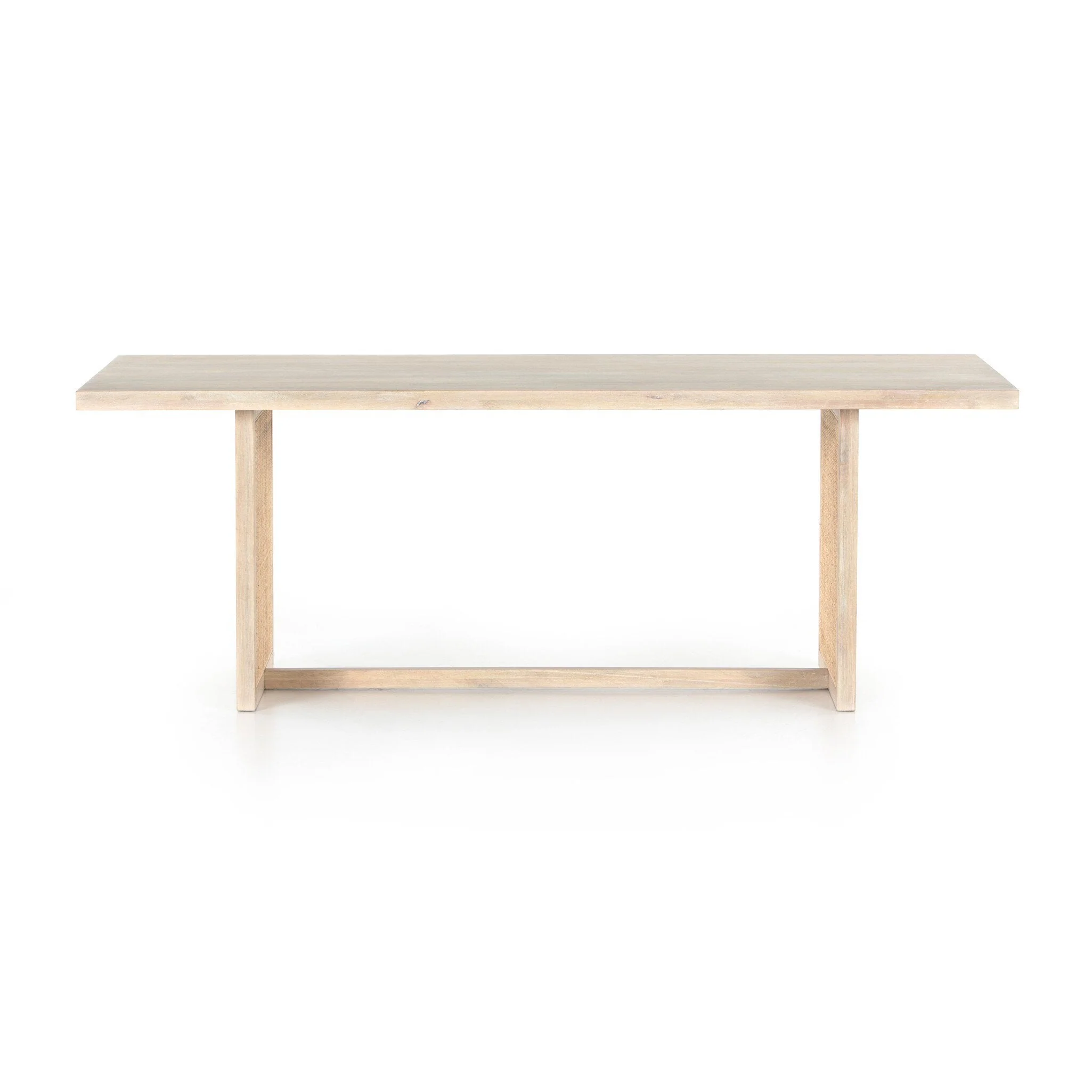 Clarita Dining Table - White Wash Mango - Image 1