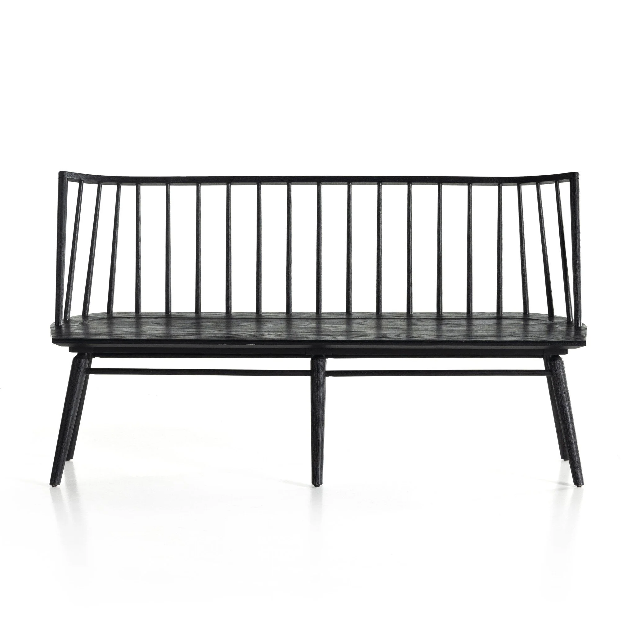 Lewis Dining Bench – Black Oak