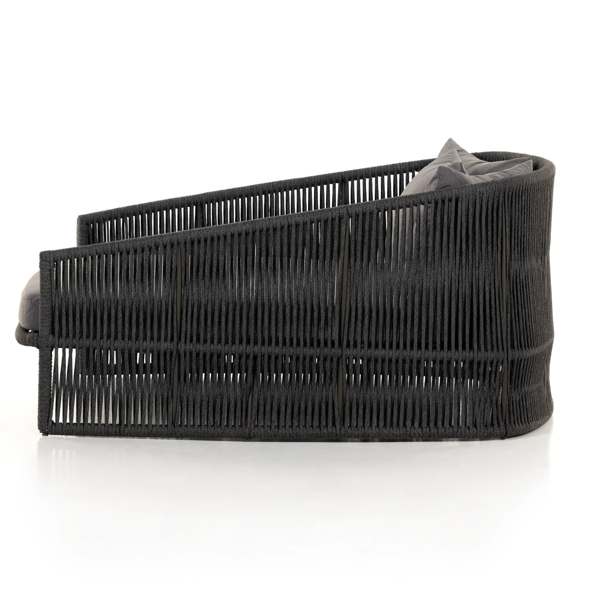 Porto Outdoor Daybed - Venao Charcoal - Image 3