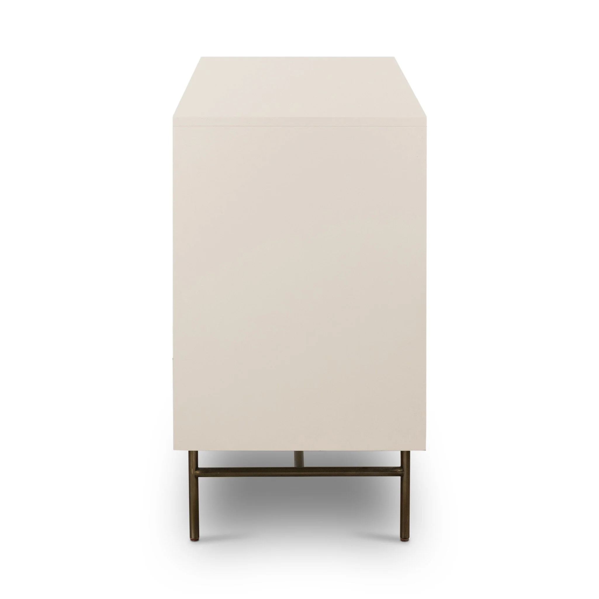 Luella 6 Drawer Dresser - Matte Alabaster - Image 3