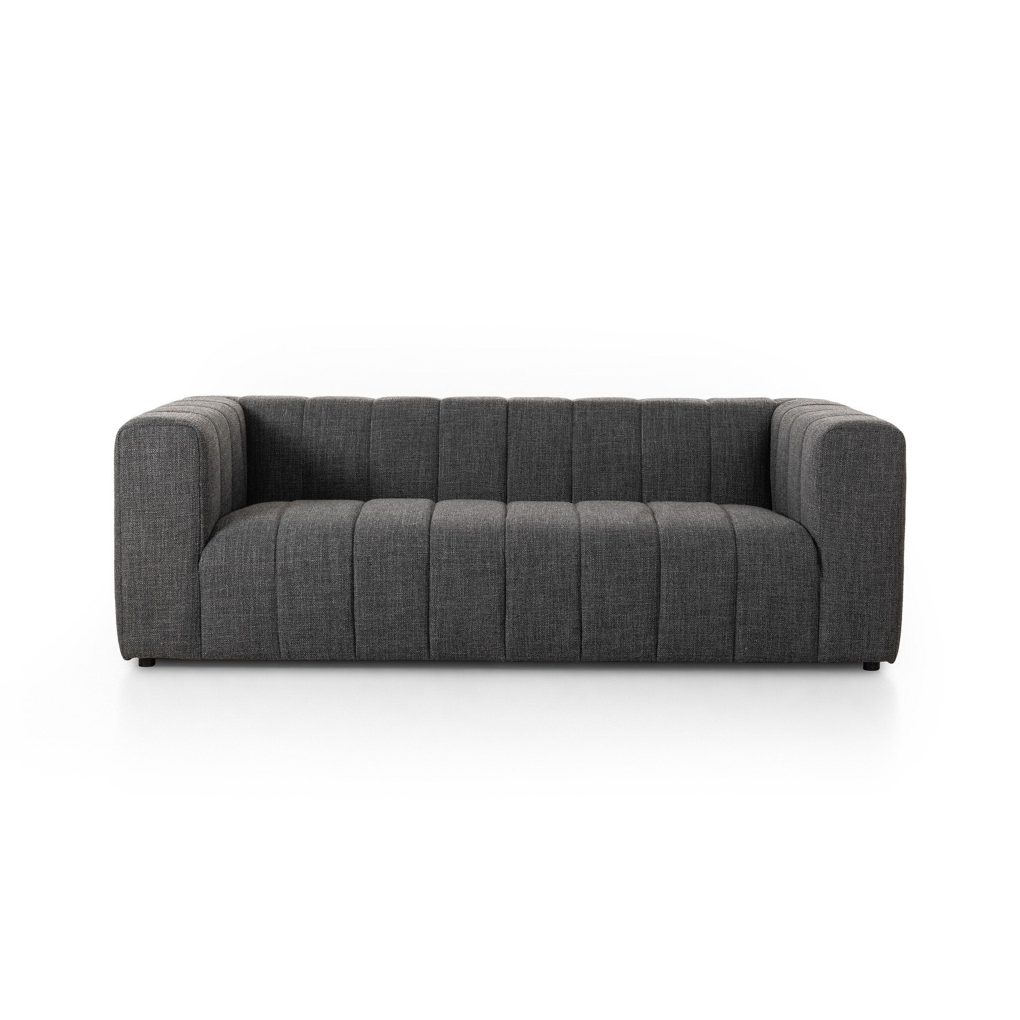 Langham Channeled Sofa - Saxon Charcoal - Image 1