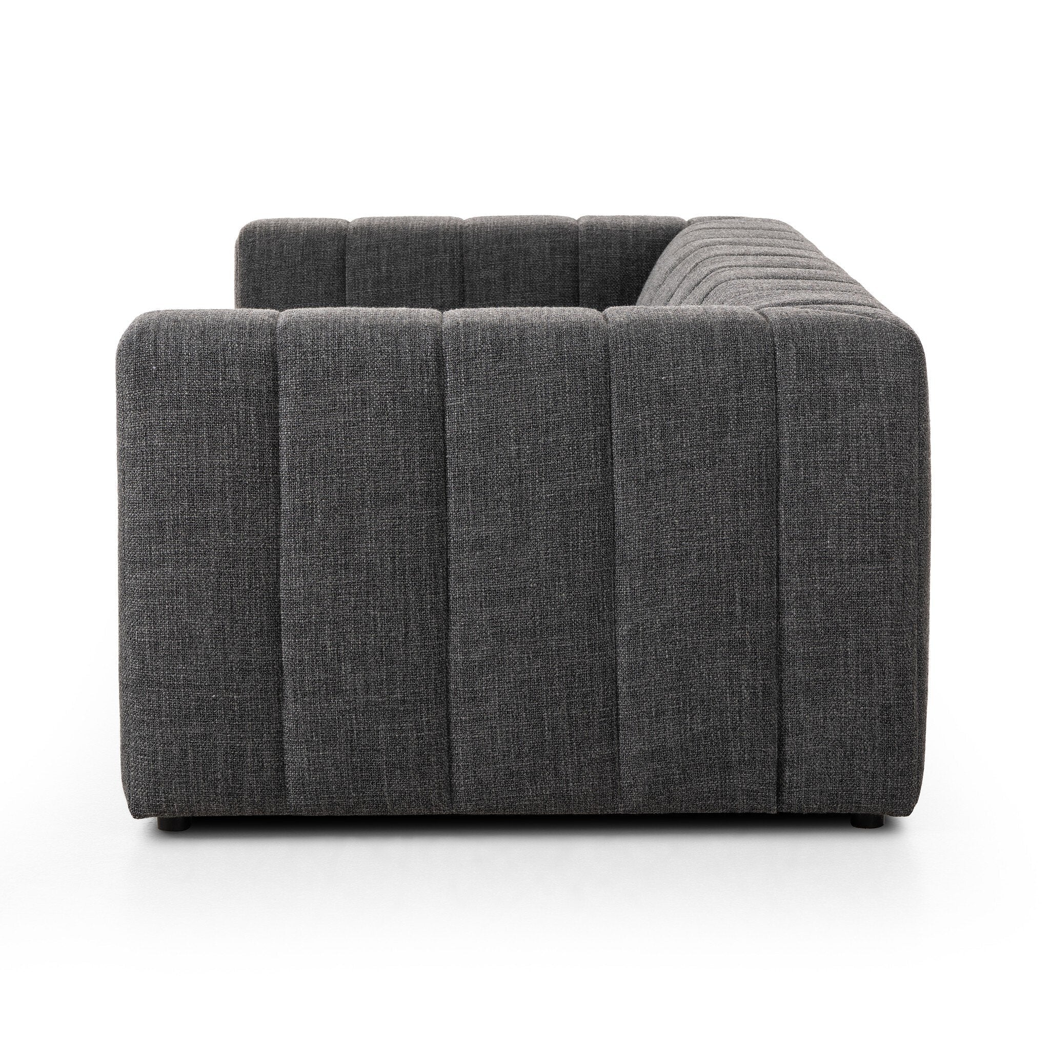 Langham Channeled Sofa - Saxon Charcoal - Image 3
