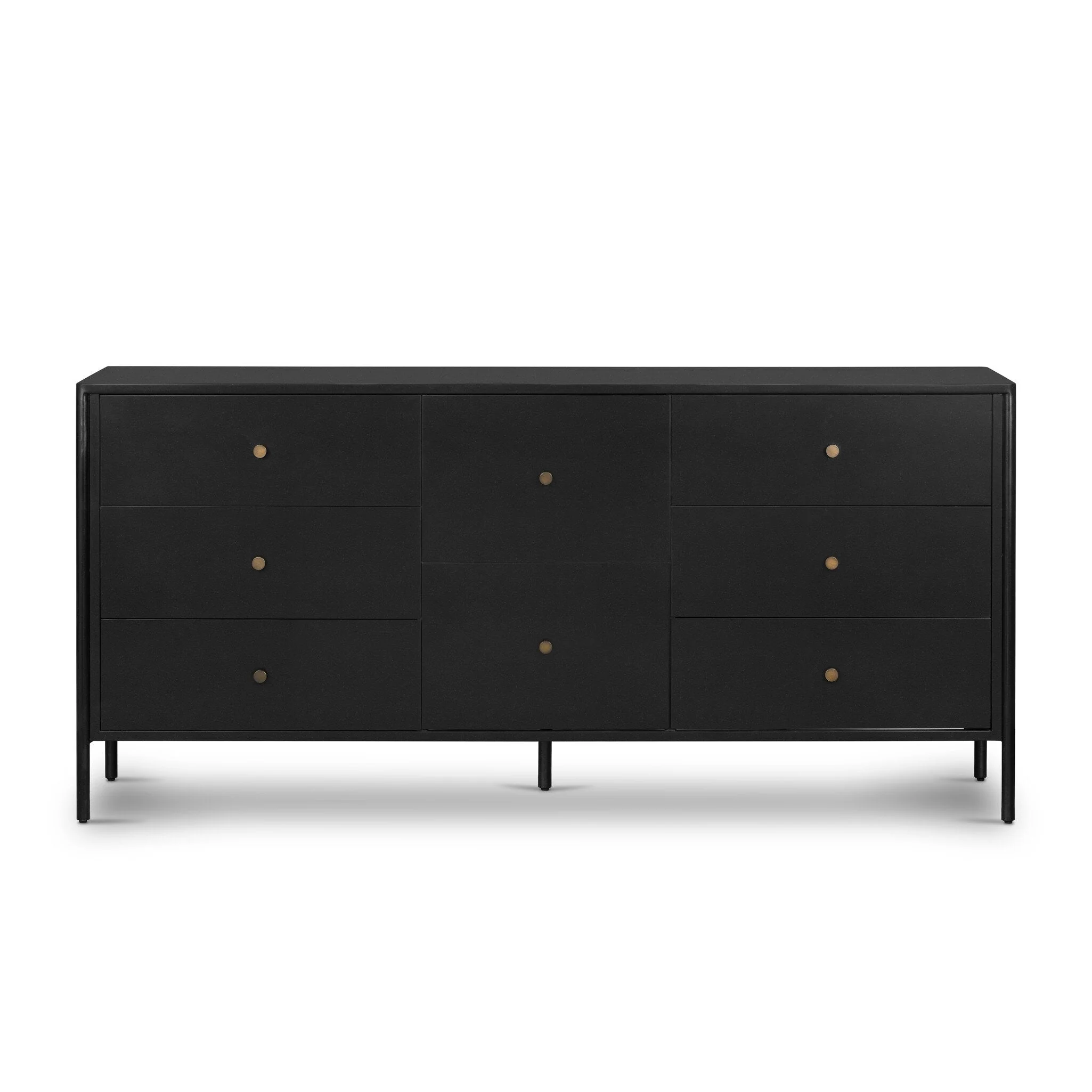 Soto 8 Drawer Dresser - Black - Image 1