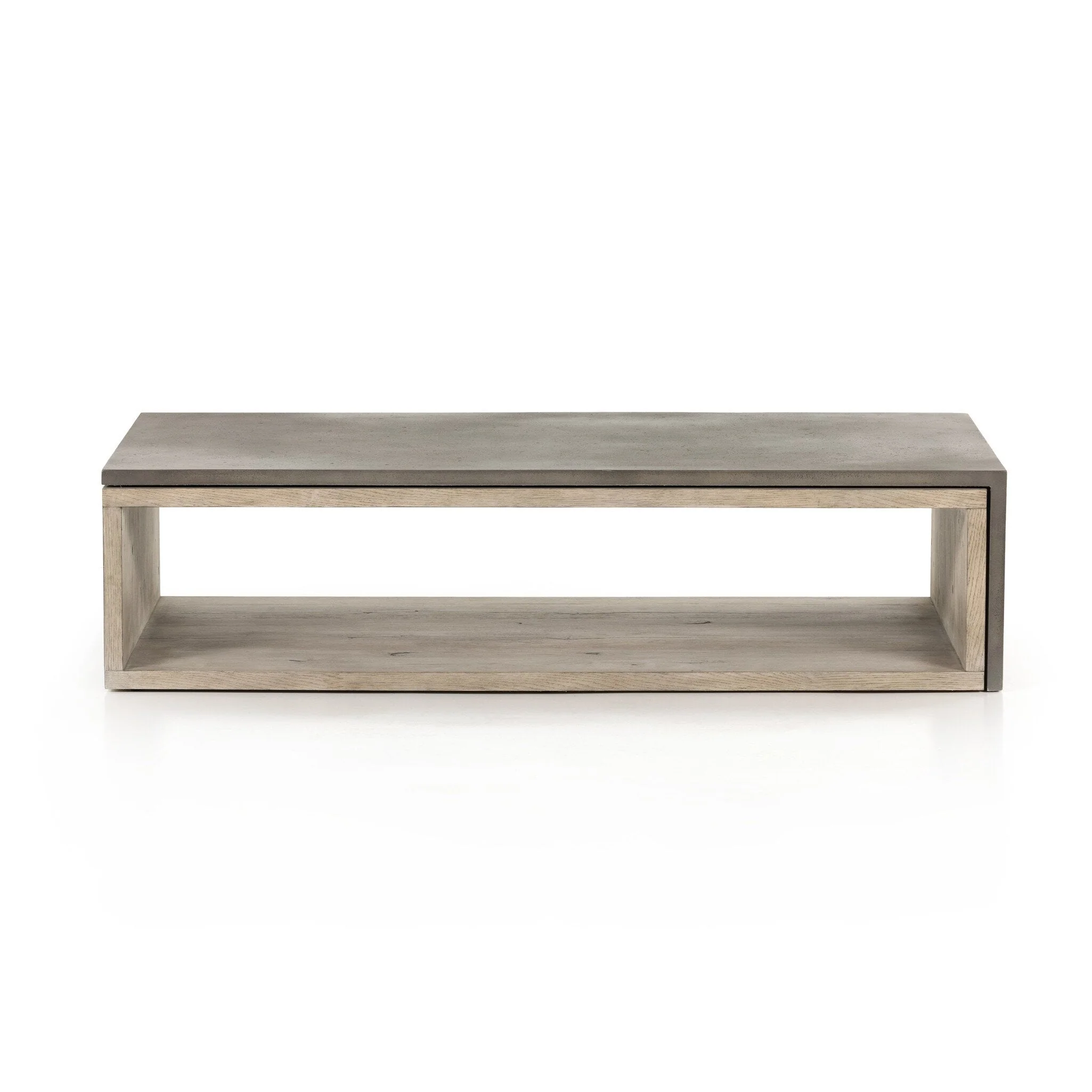 Faro Coffee Table - Dark Grey Concrete - Image 1