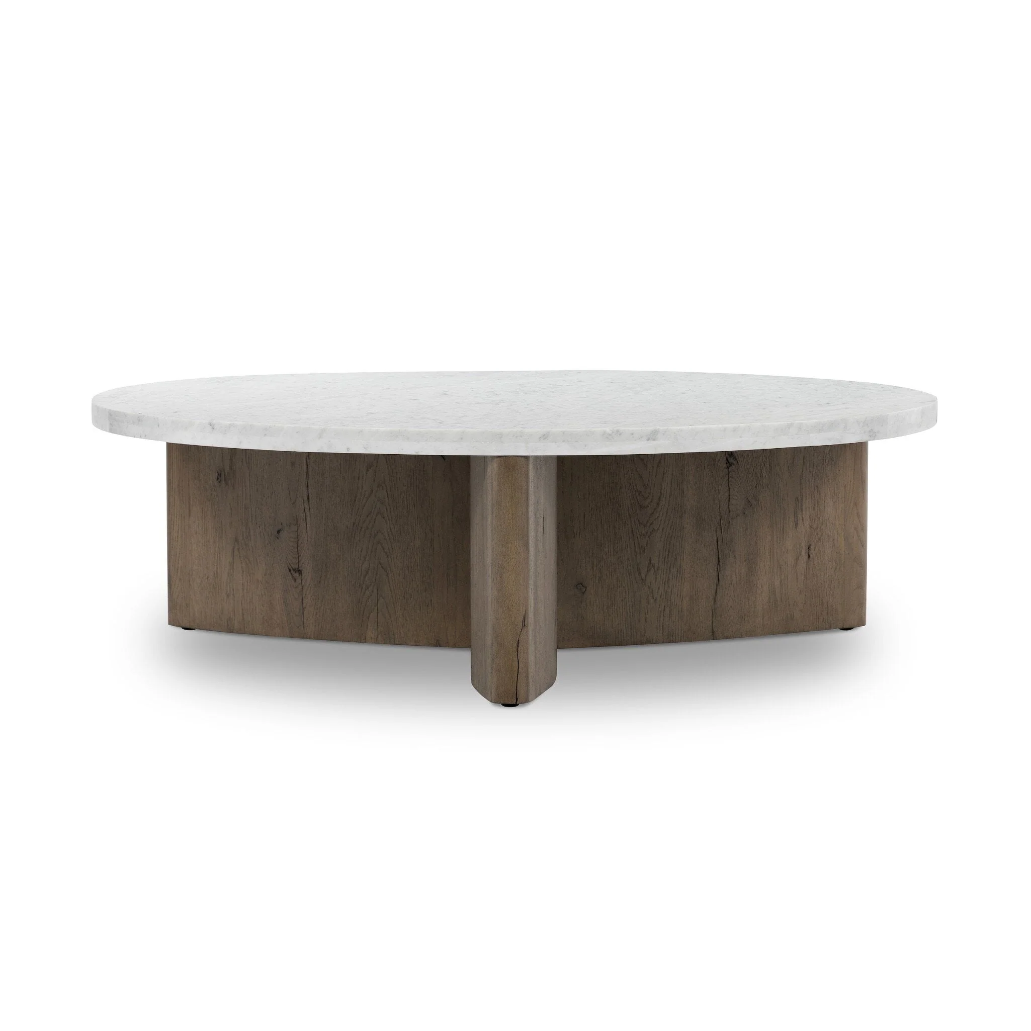 Toli Coffee Table - Italian White Marble - Image 2