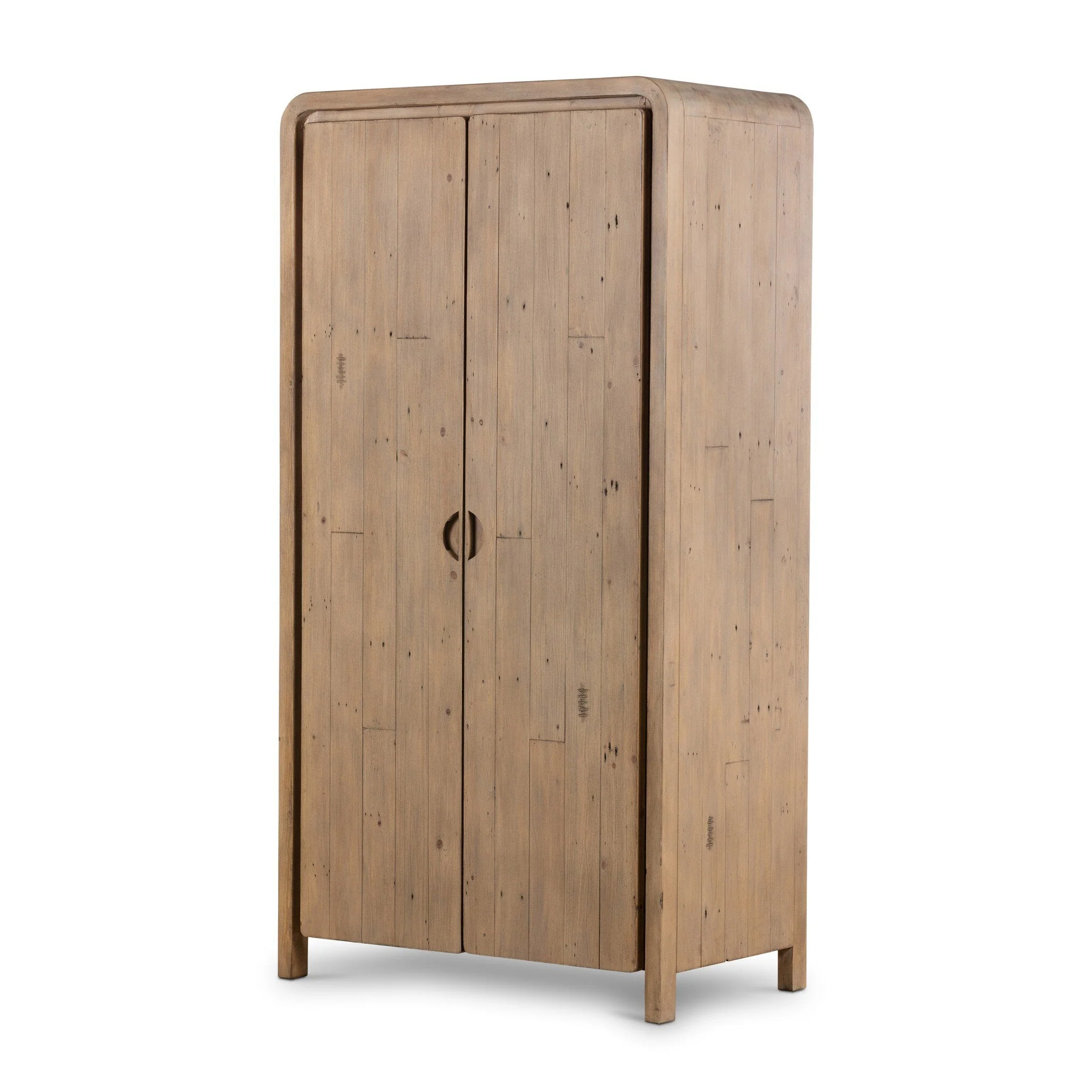 Everson Cabinet - Scrubbed Teak - Image 2