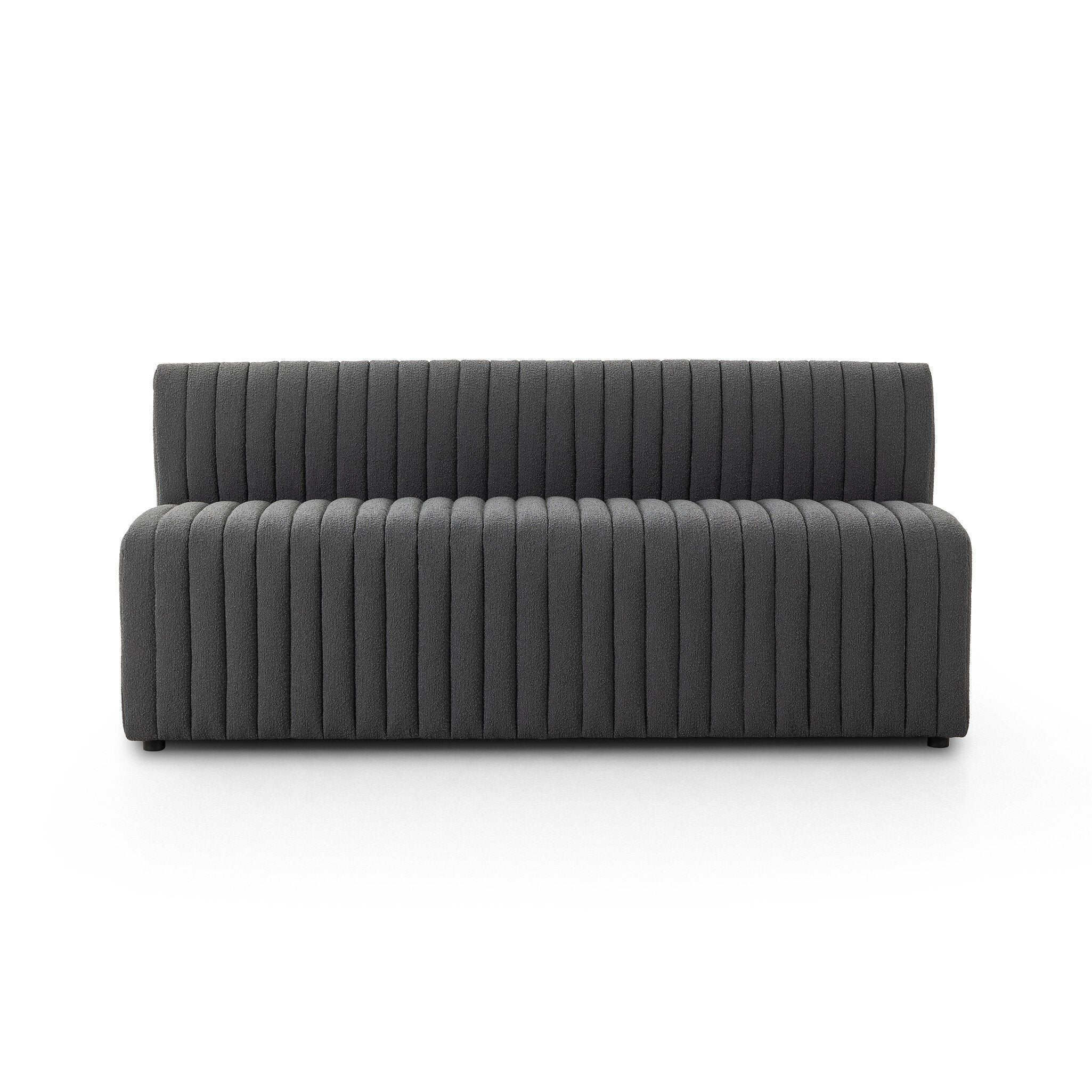 Build Your Own: Augustine Dining Banquette – FIQA Boucle Charcoal