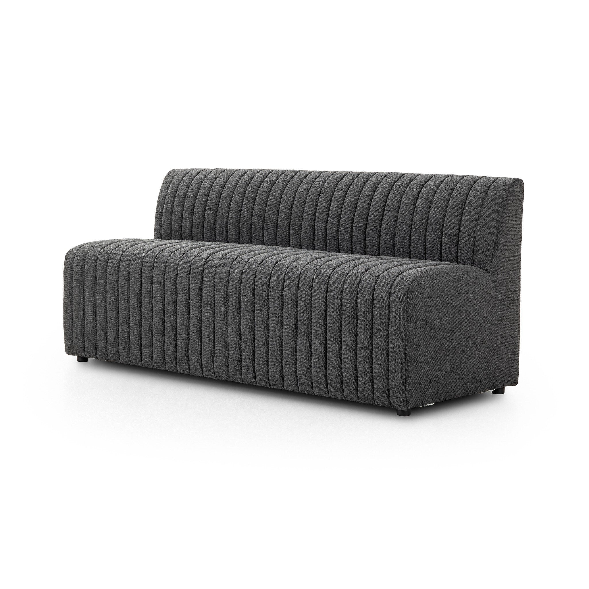 Build Your Own: Augustine Dining Banquette - FIQA Boucle Charcoal - Image 2