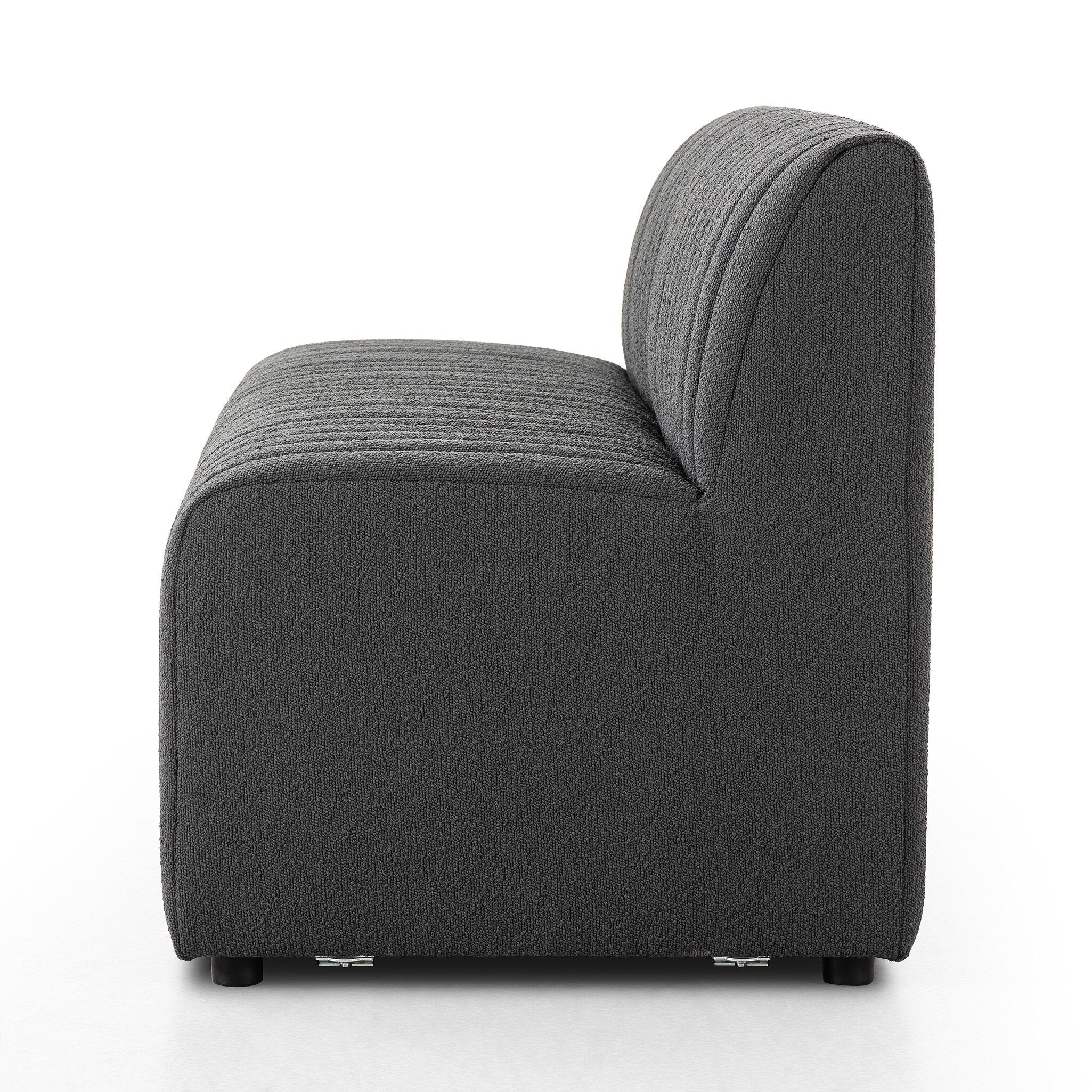 Build Your Own: Augustine Dining Banquette - FIQA Boucle Charcoal - Image 3