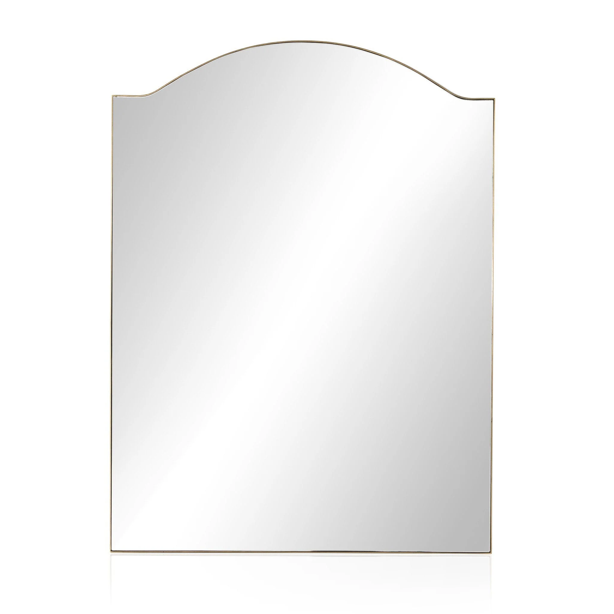 Jacques Floor Mirror – Antique Brass