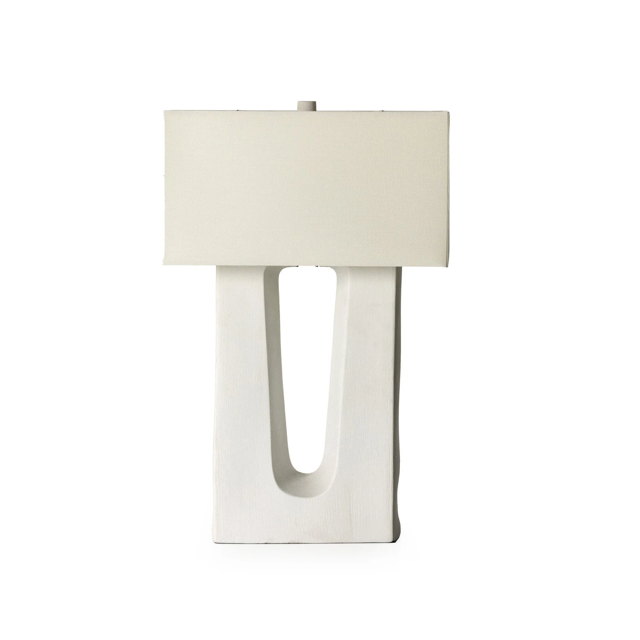 Cuit Table Lamp - Matte White Porcelain Ceramic - Image 1