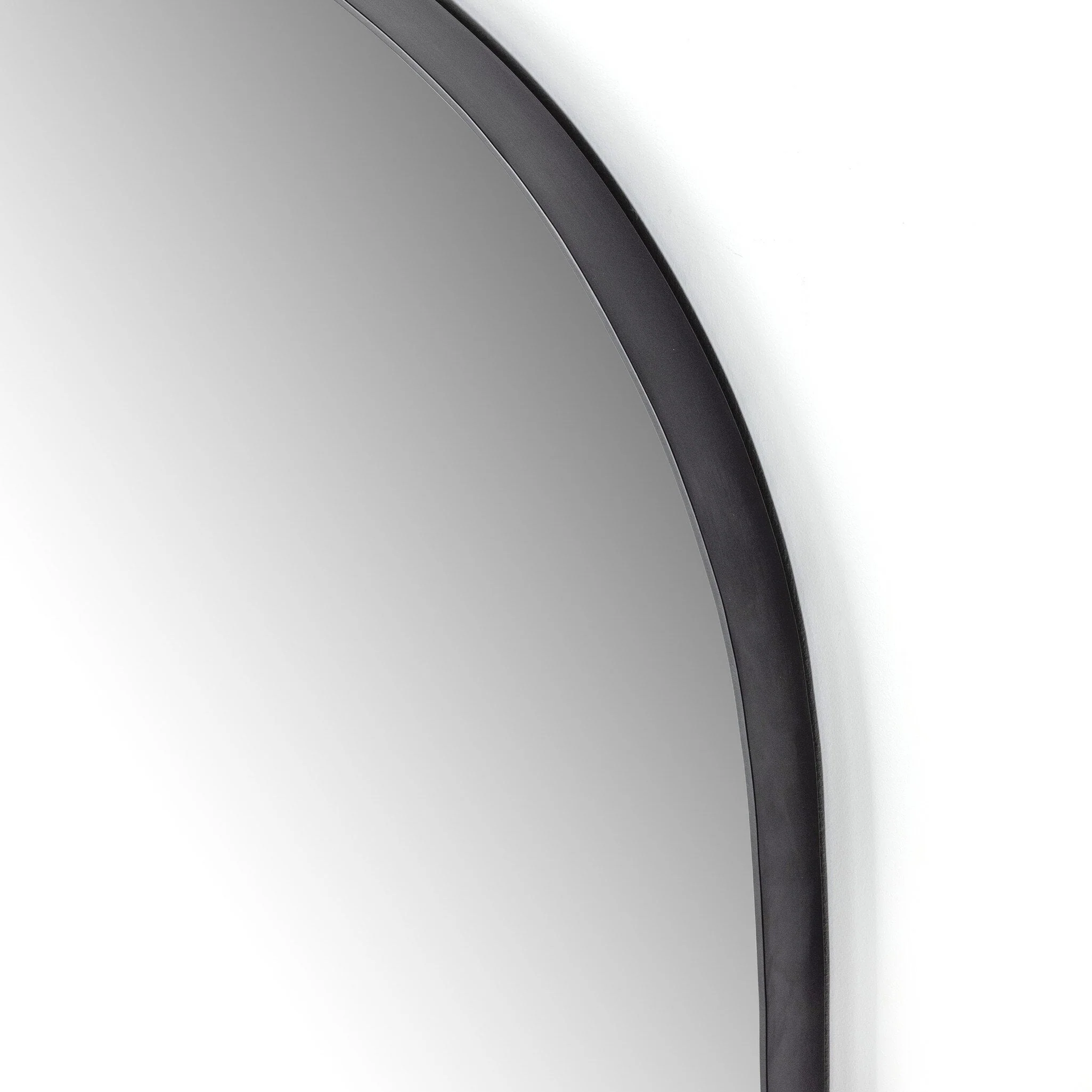 Georgina Wide Mirror - Iron Matte Black - Image 2