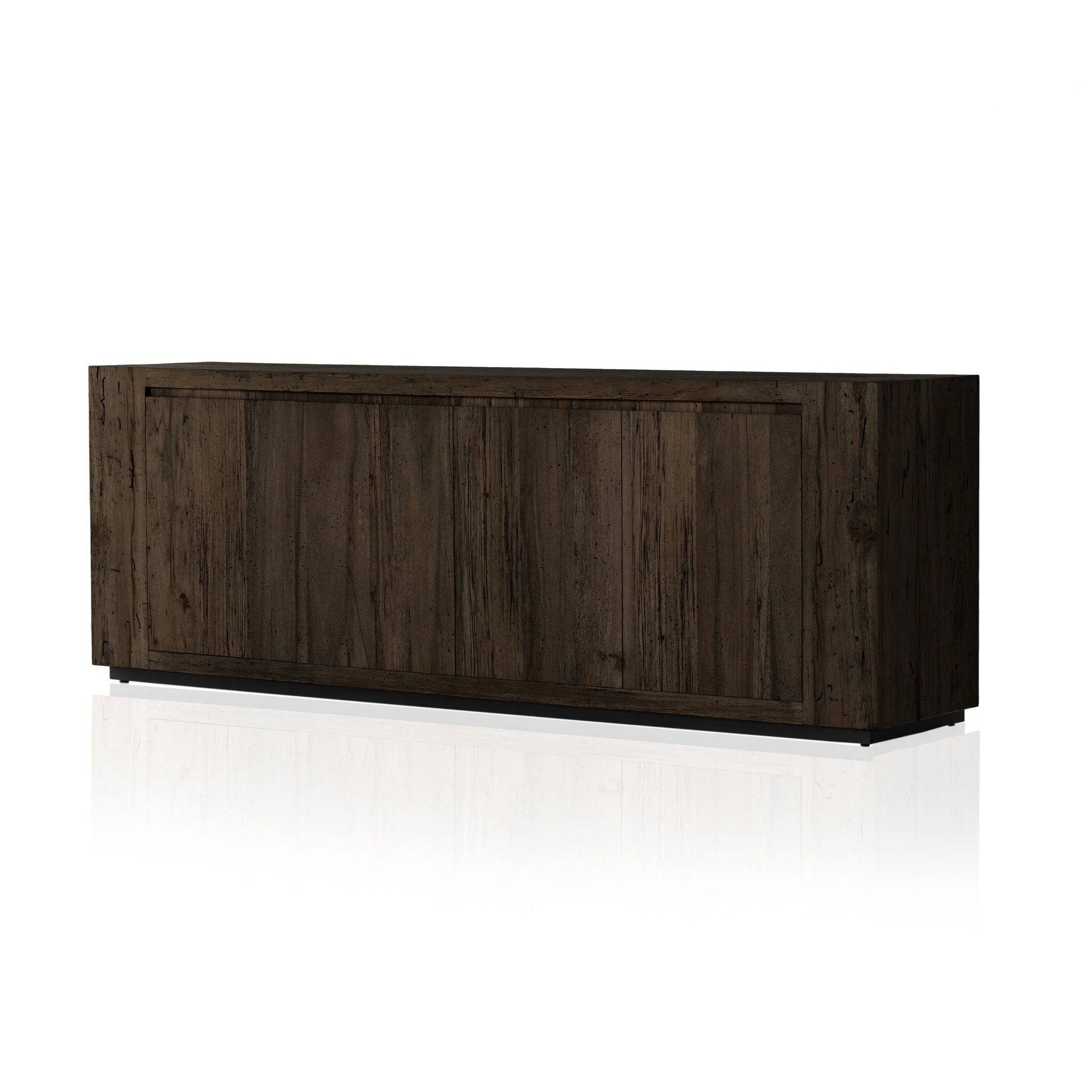 Abaso Sideboard - Ebony Rustic Wormwood Oak - Image 2