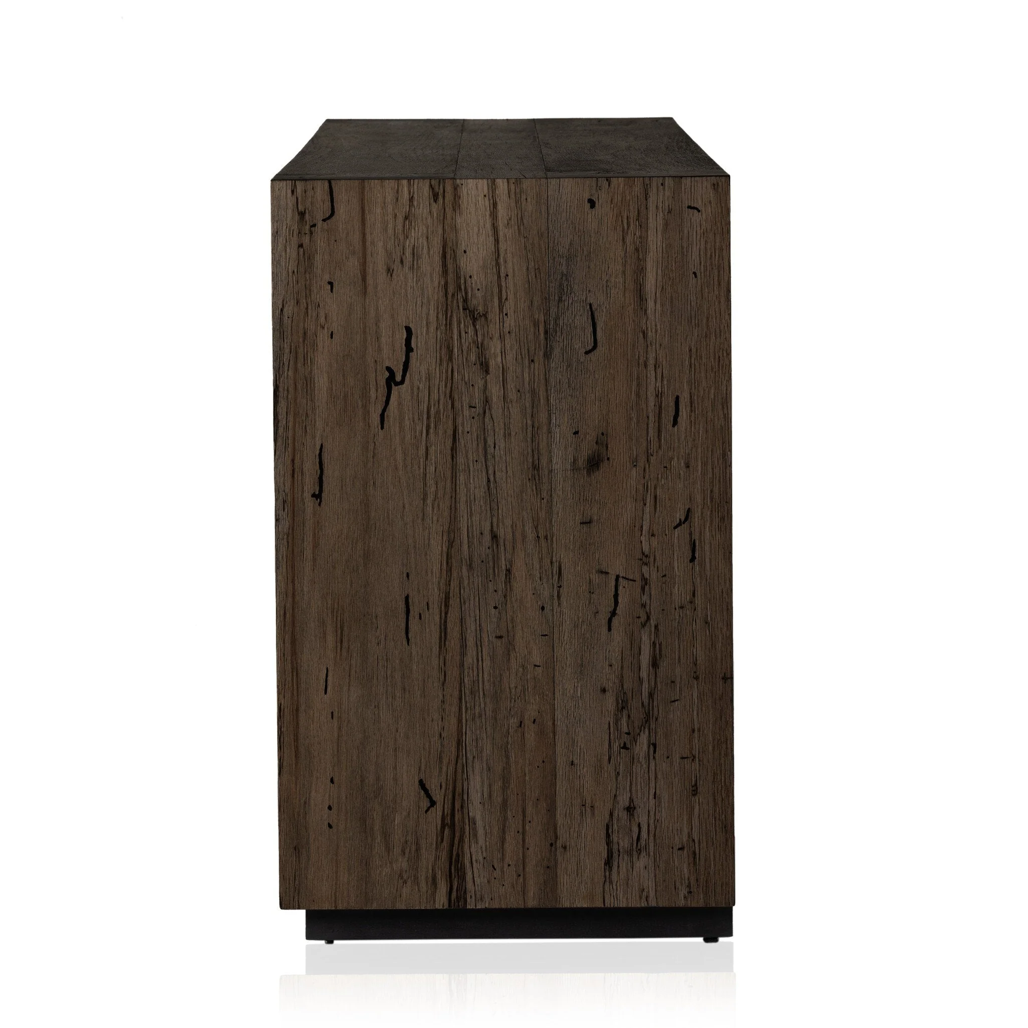 Abaso Sideboard - Ebony Rustic Wormwood Oak - Image 3