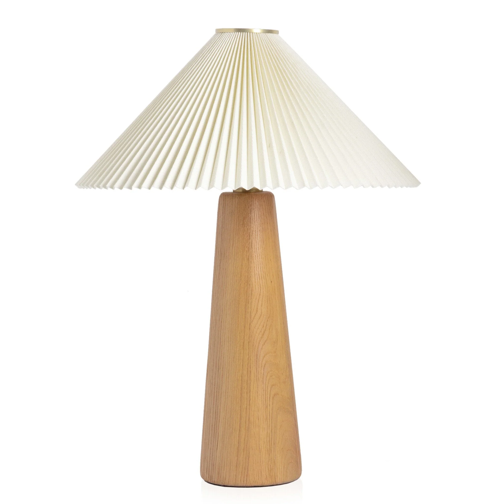 Nora Table Lamp - Light Oak - Image 1