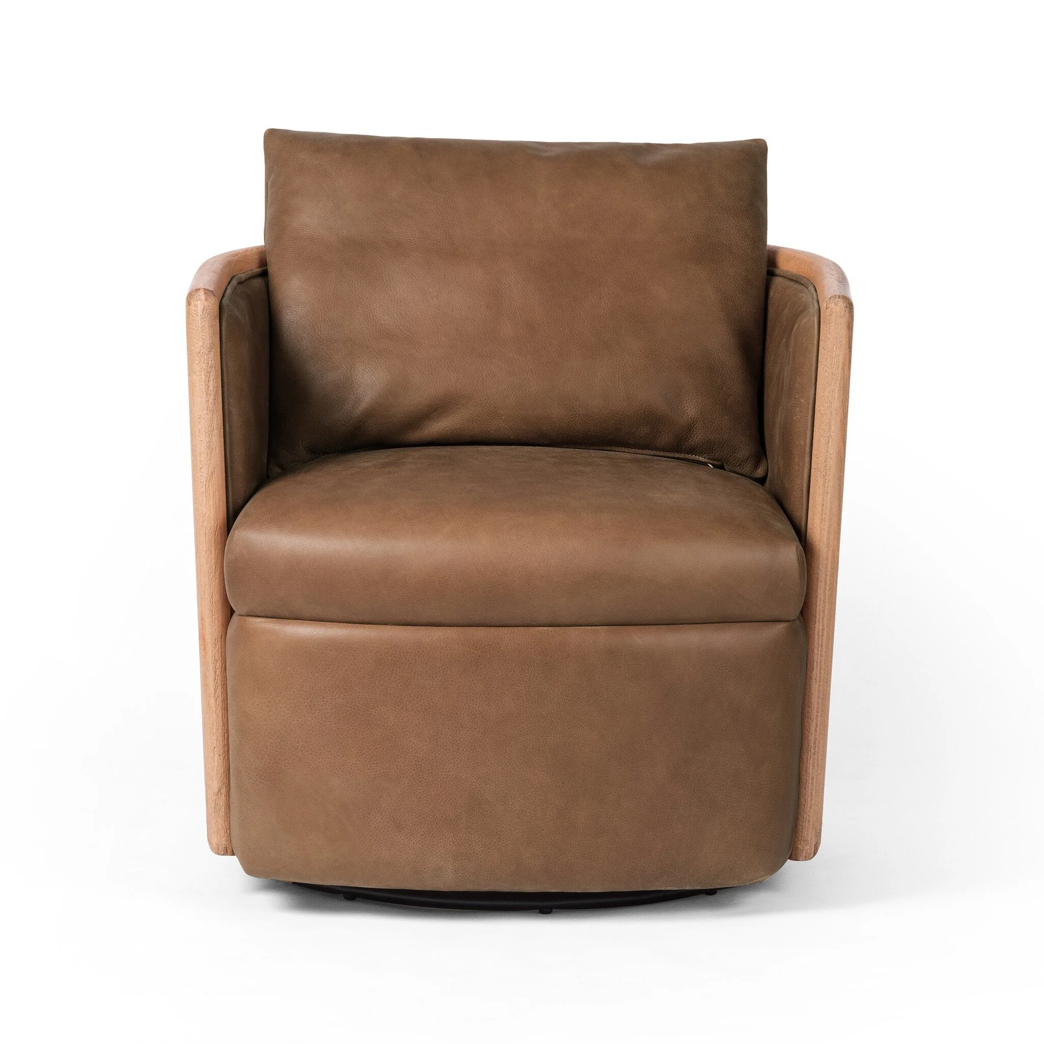 Newbury Swivel Chair - Palermo Cognac - Image 1