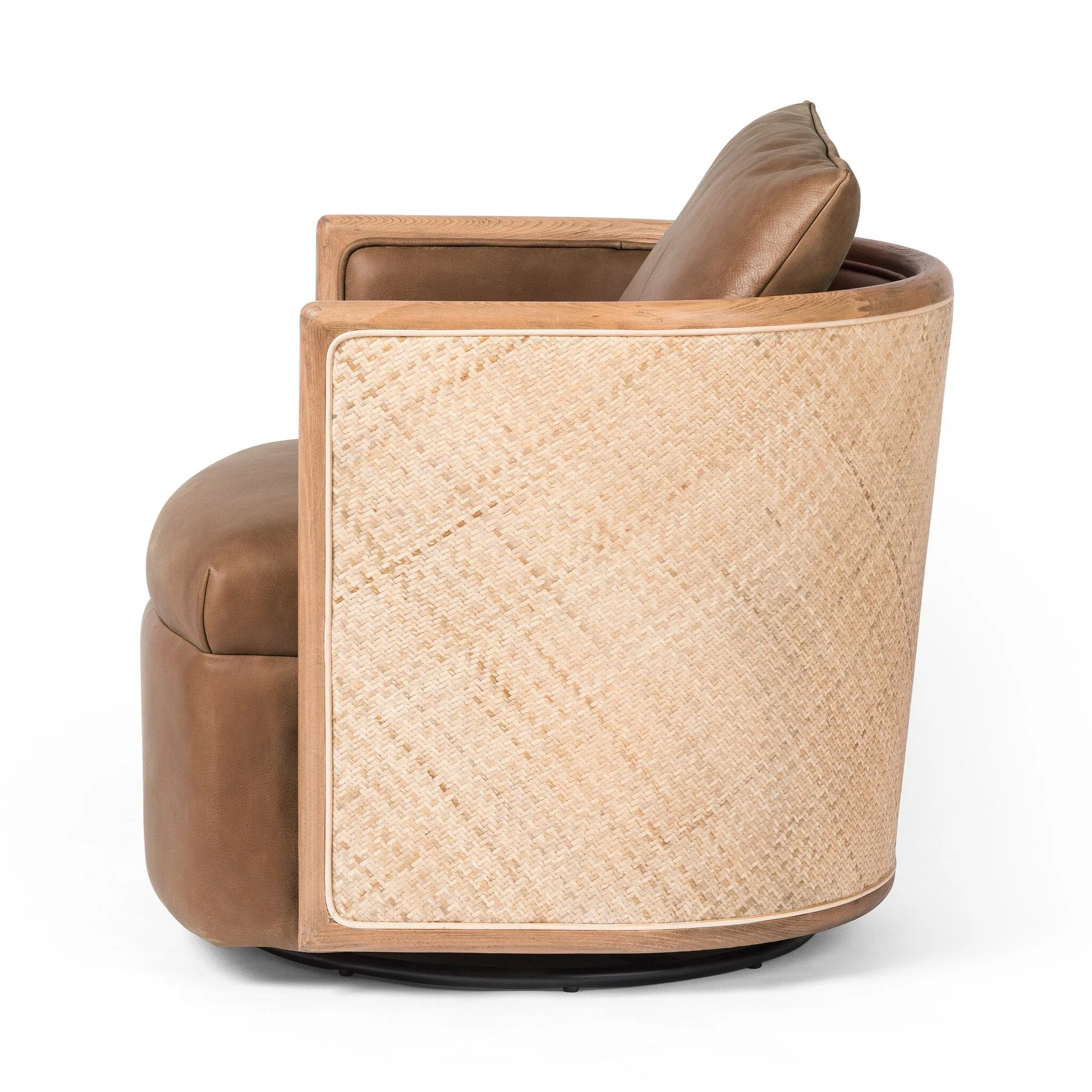 Newbury Swivel Chair - Palermo Cognac - Image 3
