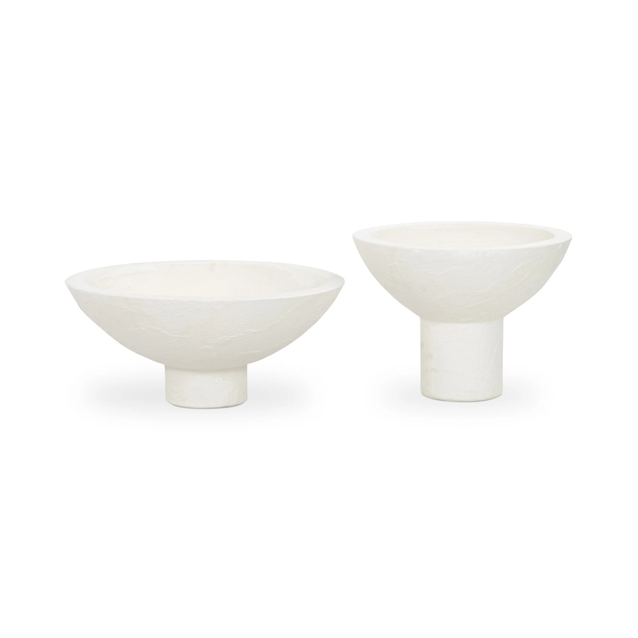Pressler Outdoor Planter, Set Of 2 – Plaster Molded Concrete