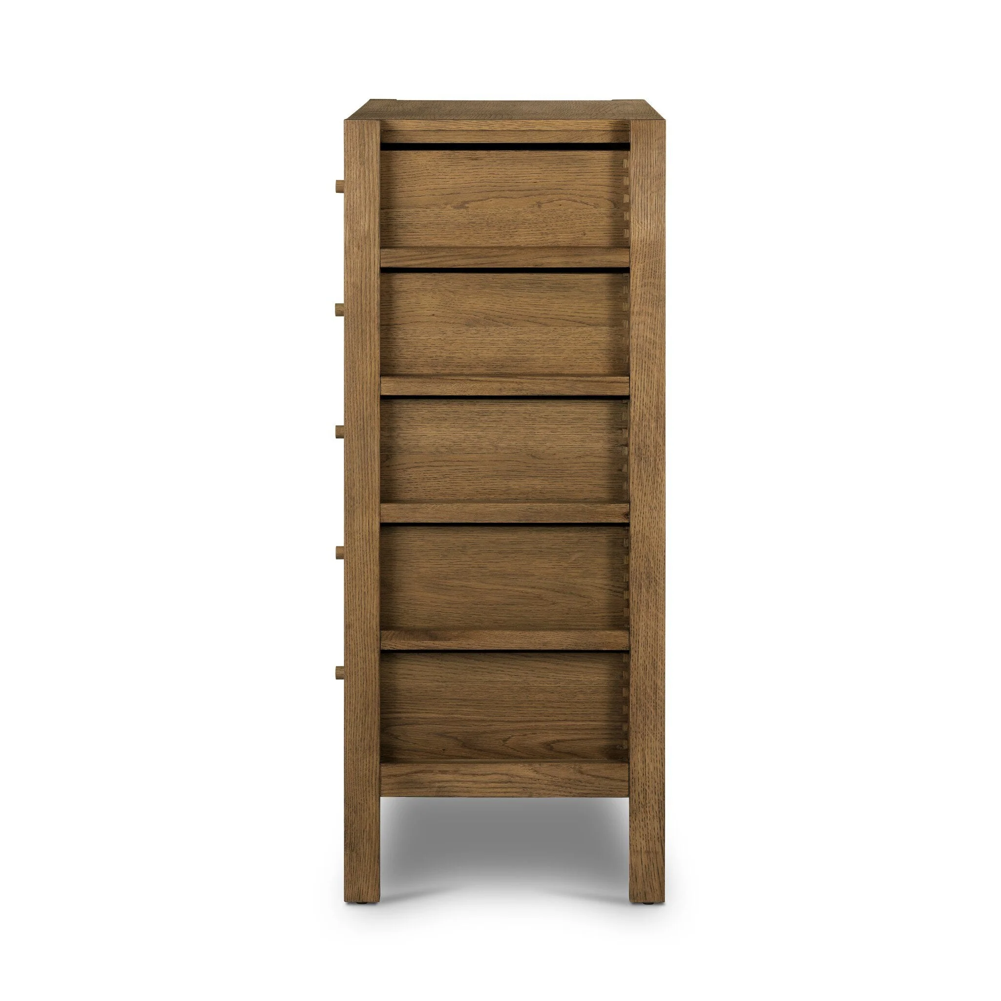 Meadow 5 Drawer Dresser - Tawny Oak Veneer - Image 3