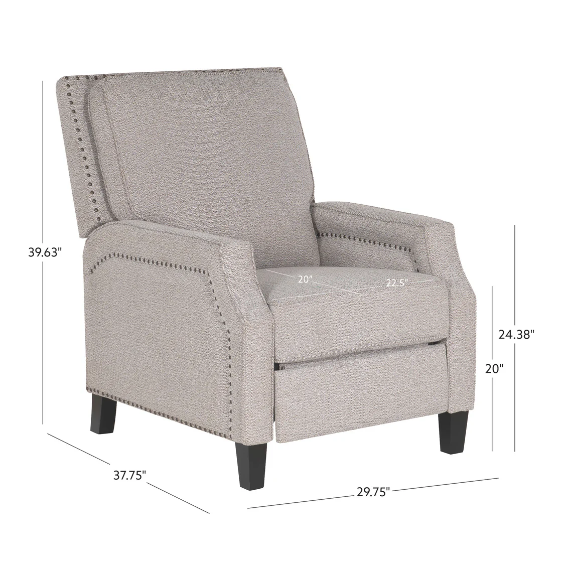 PORTICO PSH BCK RECL COCONUT 23LS1011COCO - Image 3