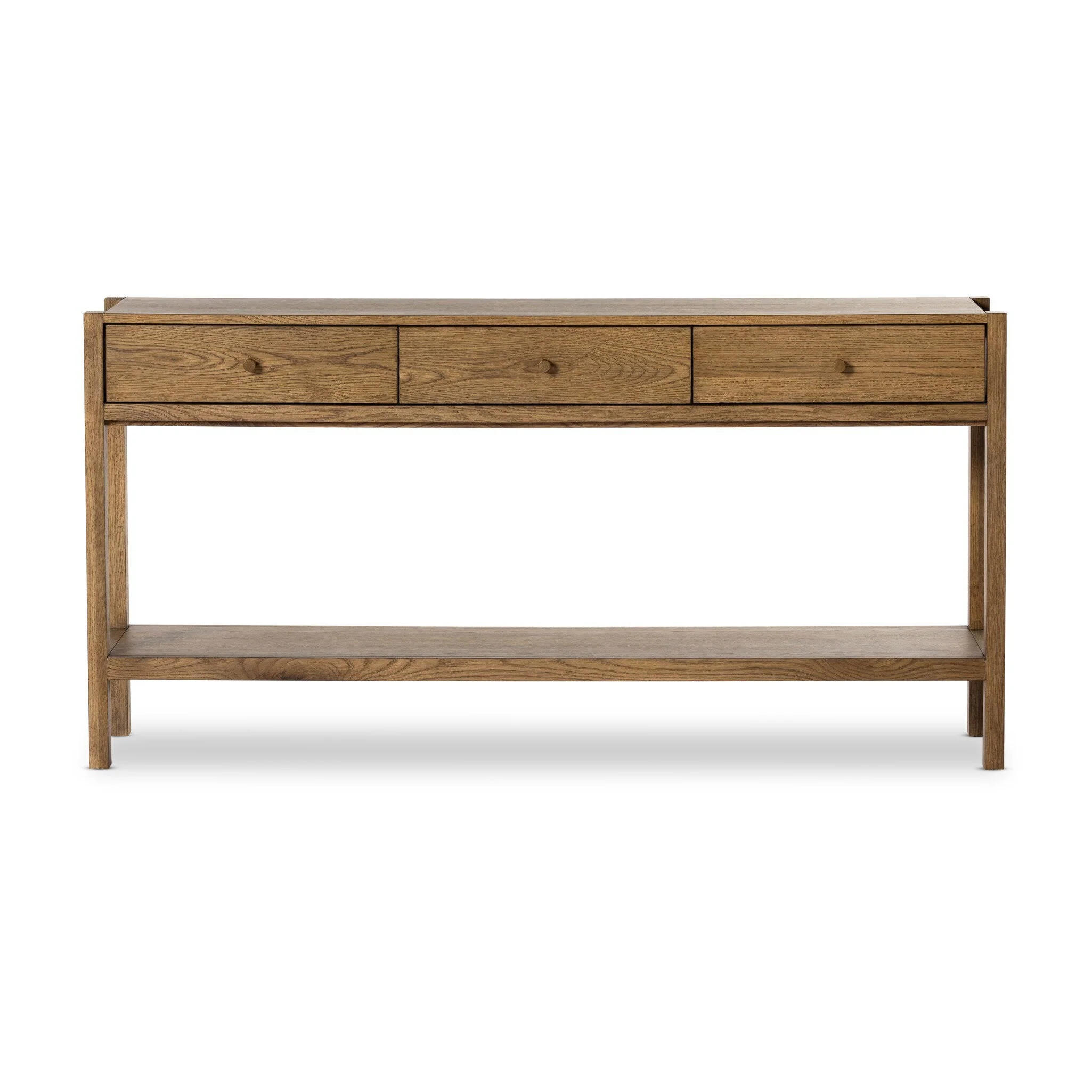 Meadow Console Table - Tawny Oak Veneer - Image 1