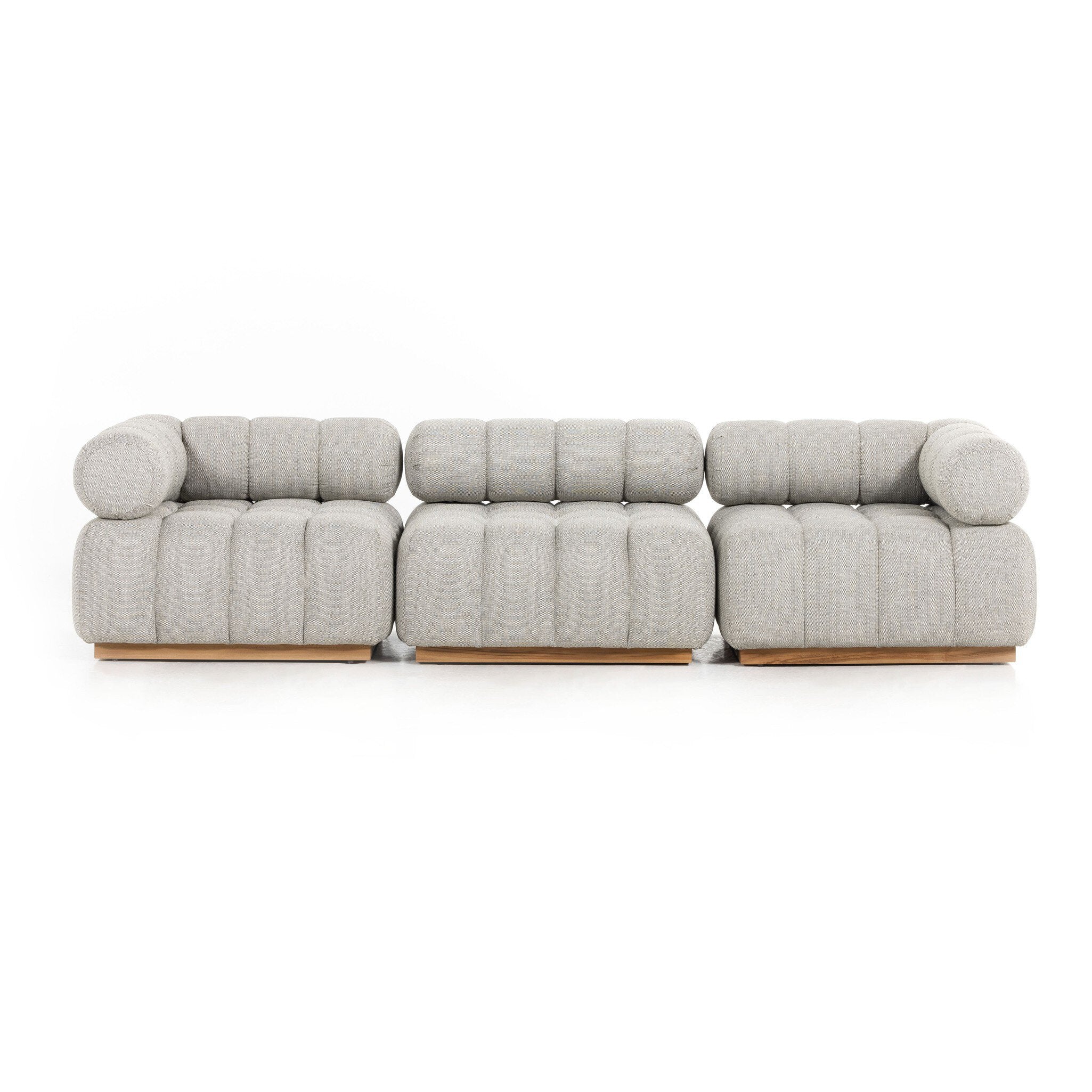 Roma Outdoor 3-Piece Sectional – Faye Ash