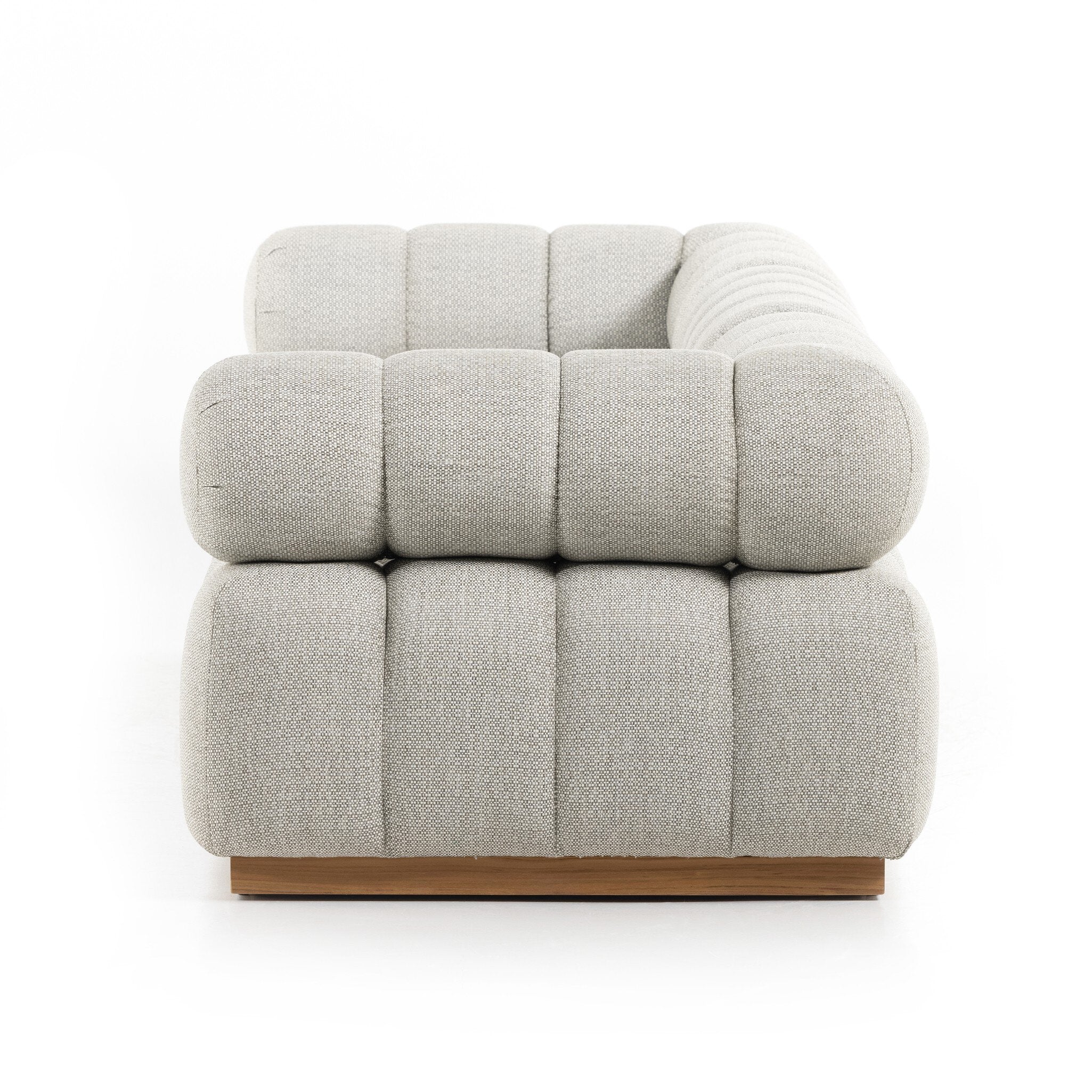 Roma Outdoor 3-Piece Sectional - Faye Ash - Image 3