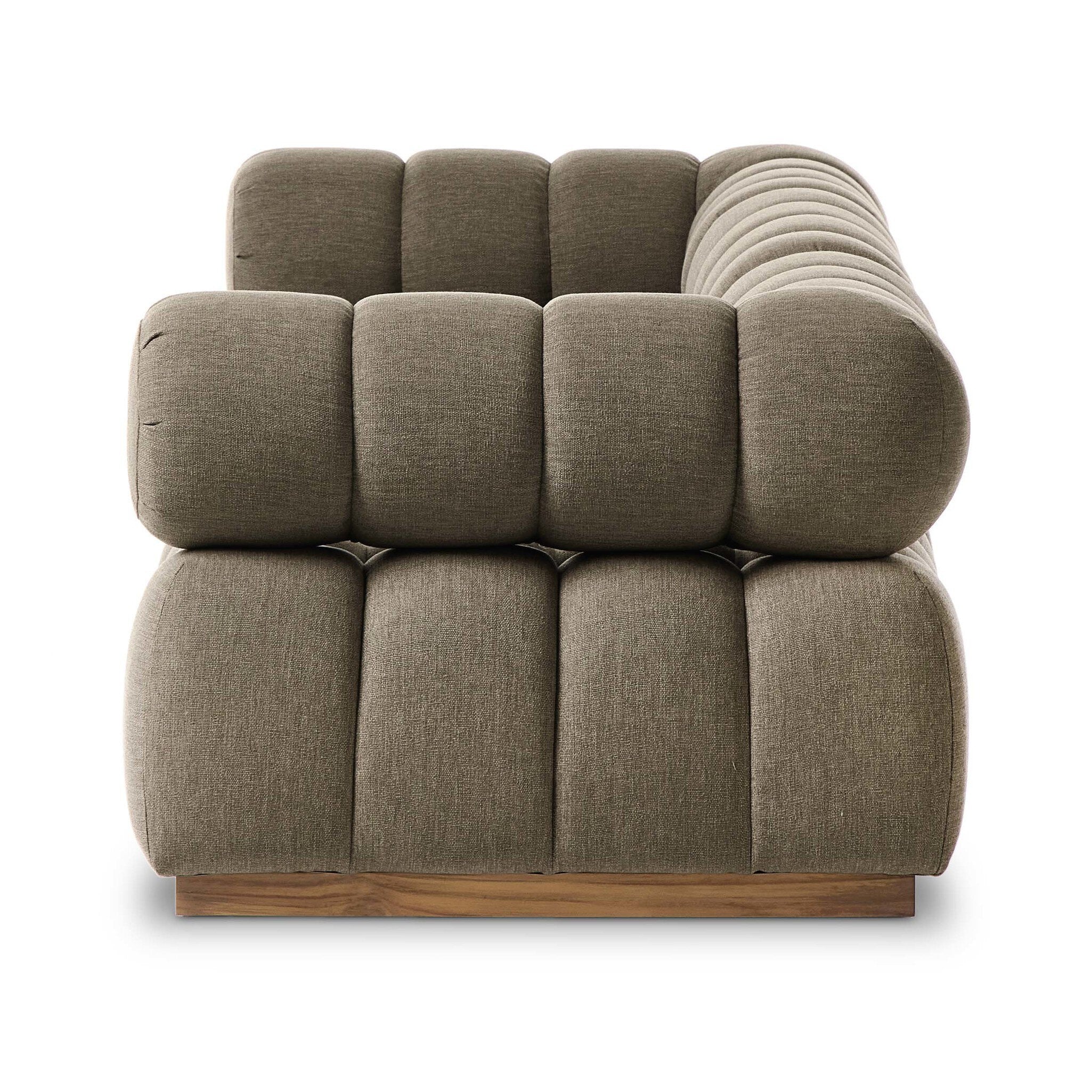 Roma Outdoor 3-Piece Sectional - Alessi Fawn - Image 3