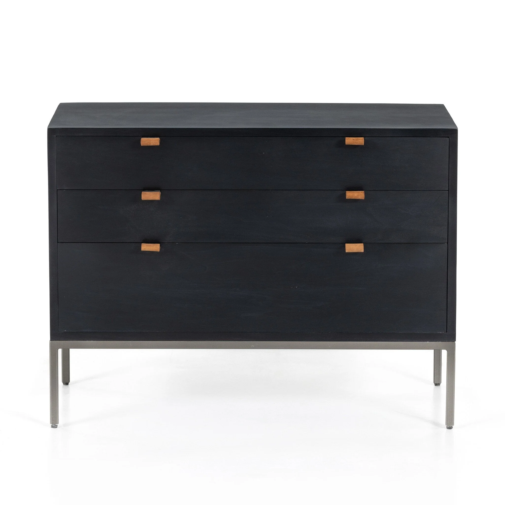 Trey Large Nightstand - Black Wash Poplar - Image 1
