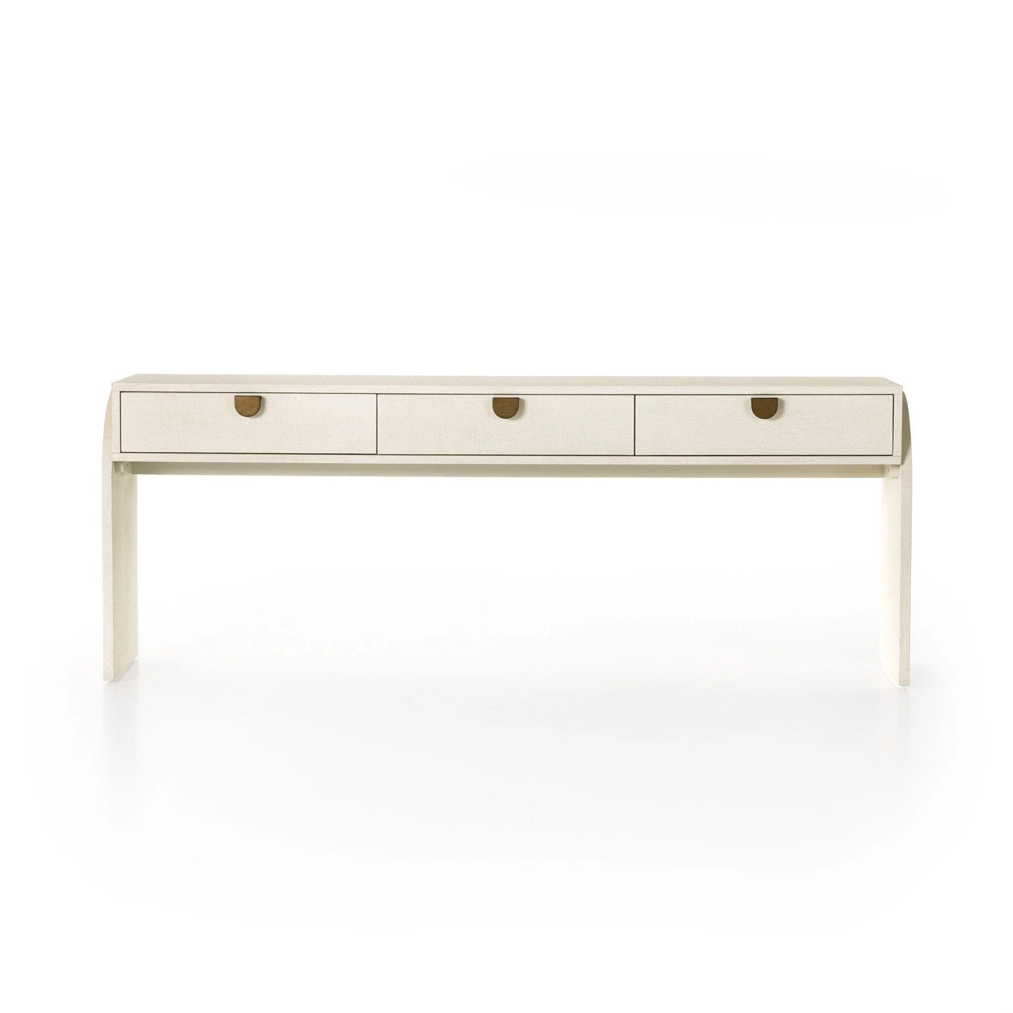 Cressida Console Table – Ivory Painted Linen