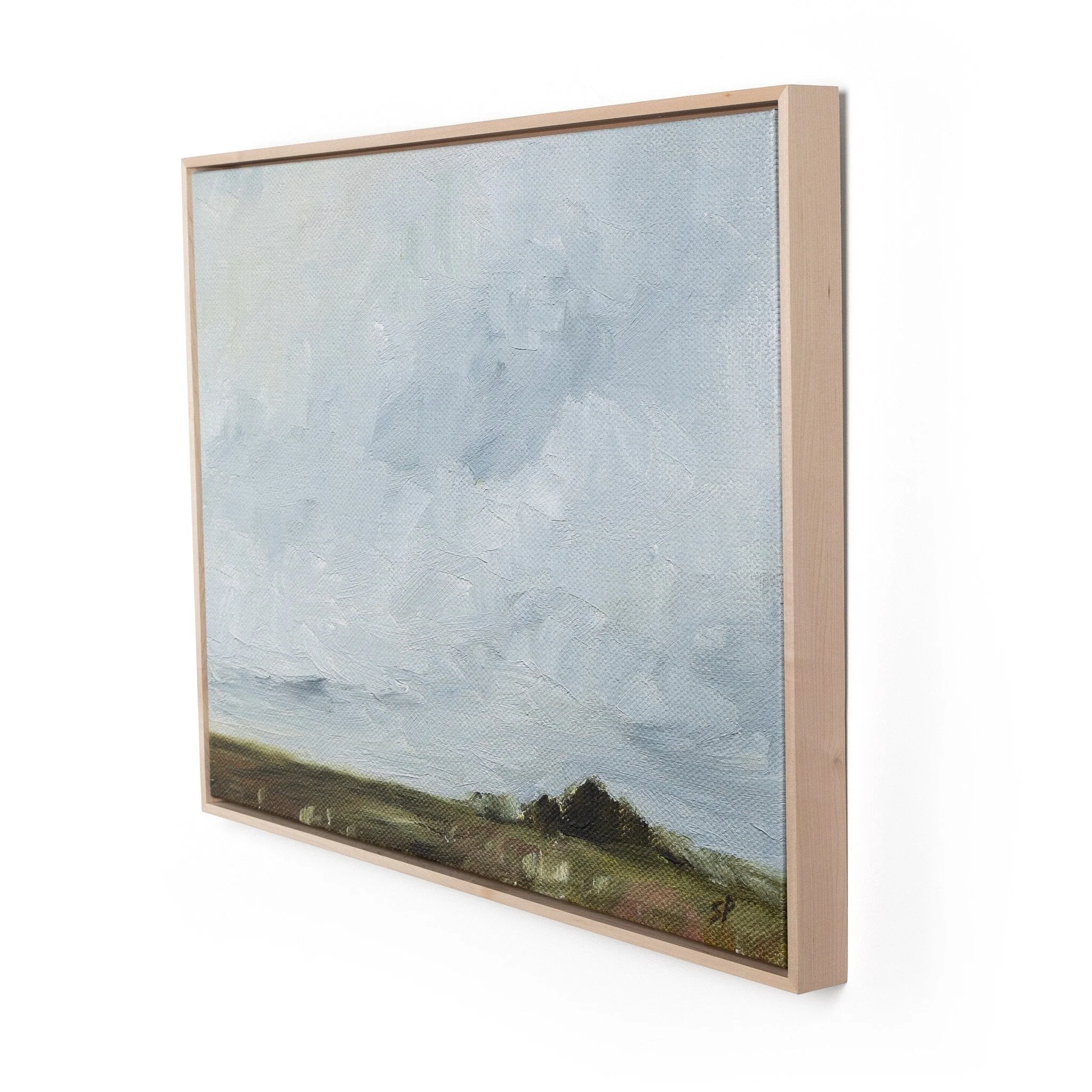 Farmland by Shaina Page	 - Natural Maple Floater - Image 2