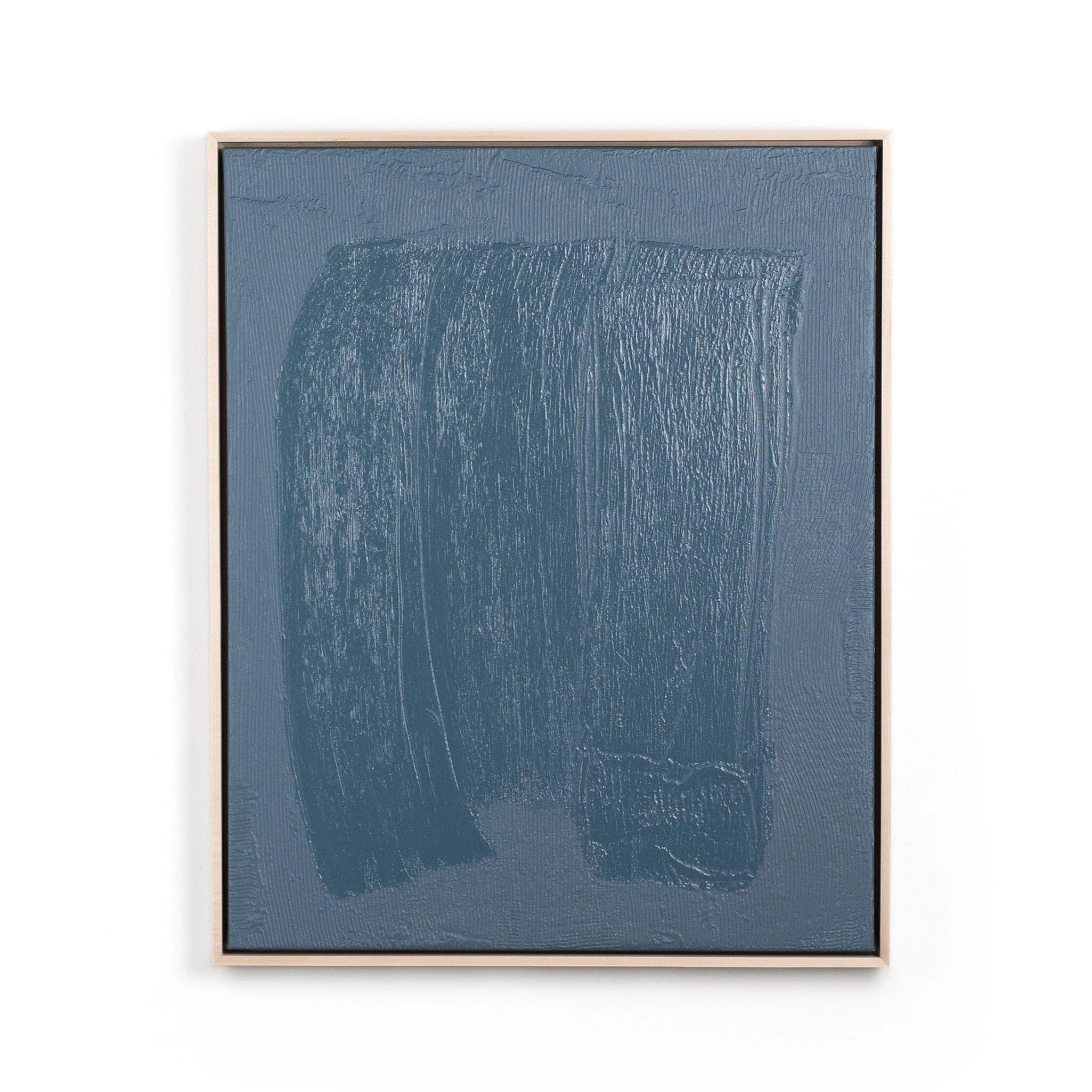 Free Form Lines II by The Holly Collective - Natural Maple Floater - Image 1