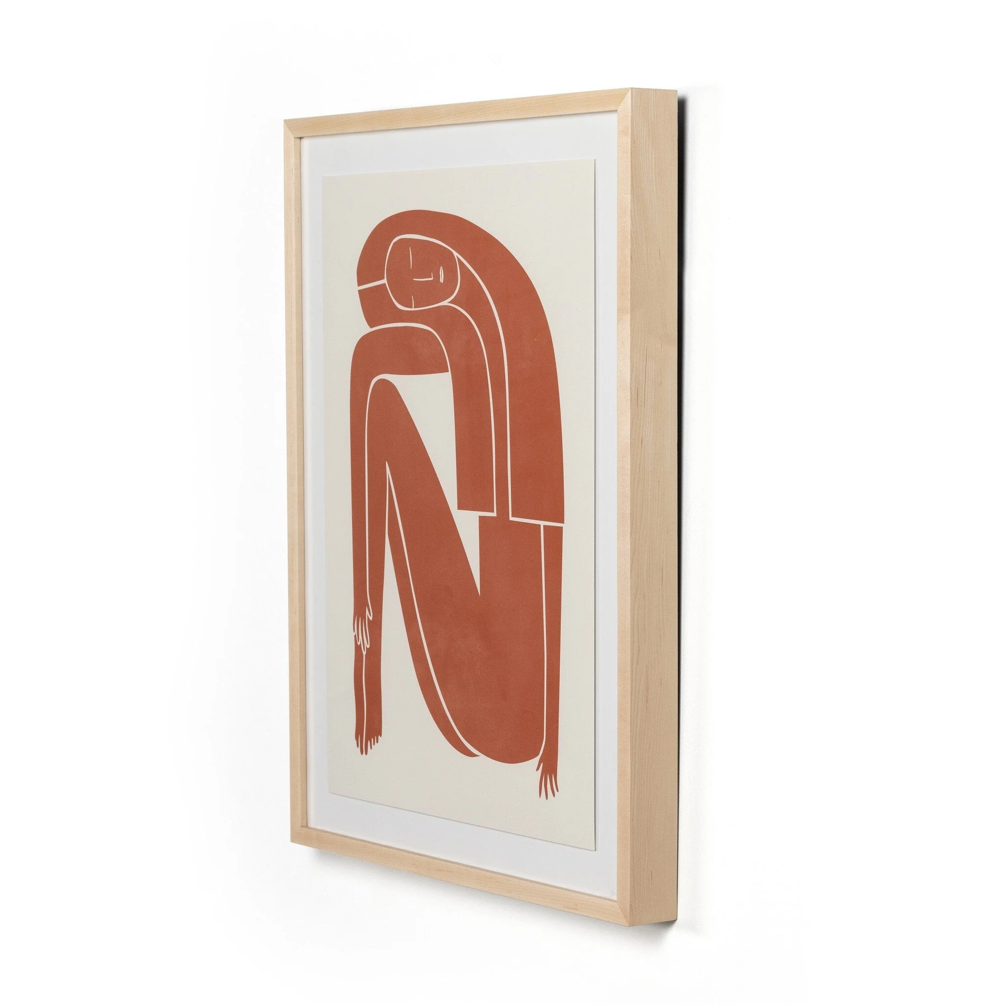 Figurative Figure Terracotta by Roseanne Kenny - Natural 2.5 Maple - Image 2