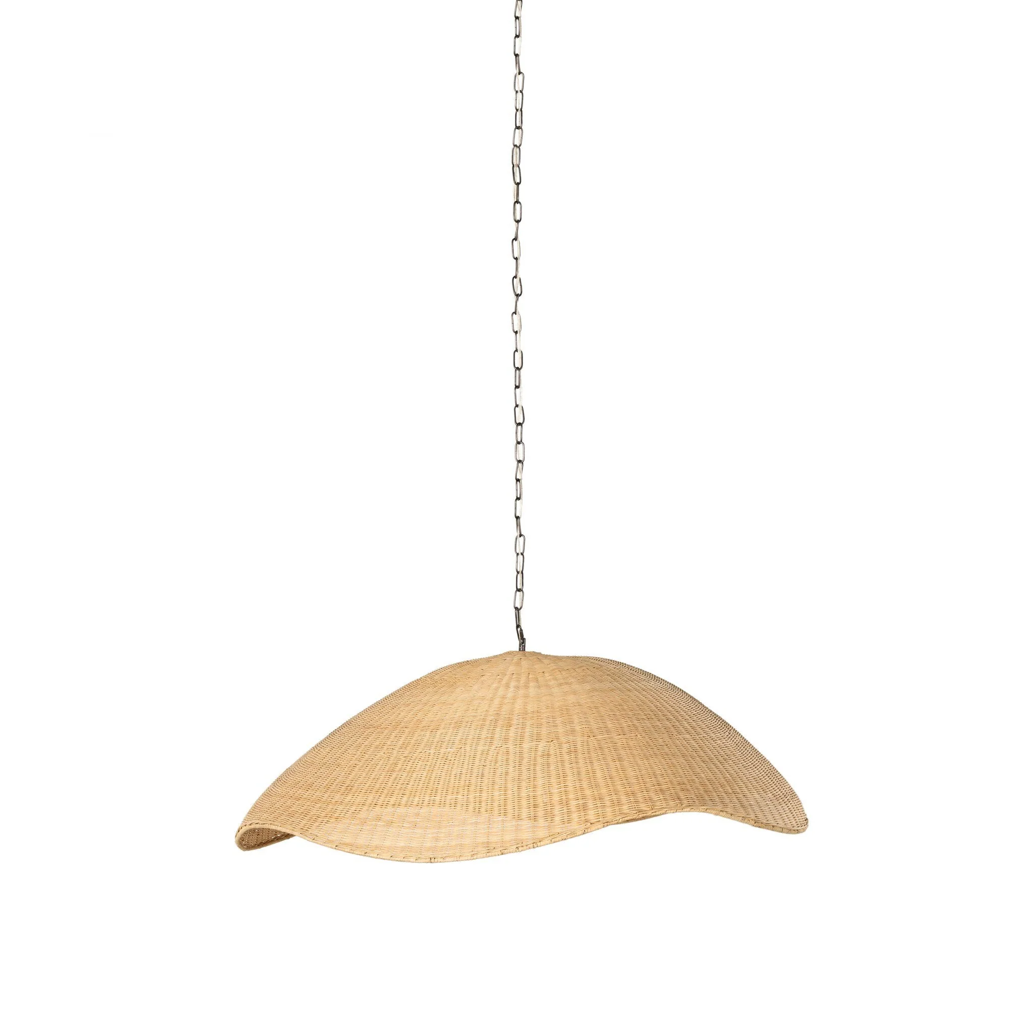 Overscale Woven Rattan Pendant - Natural Rattan - Image 1